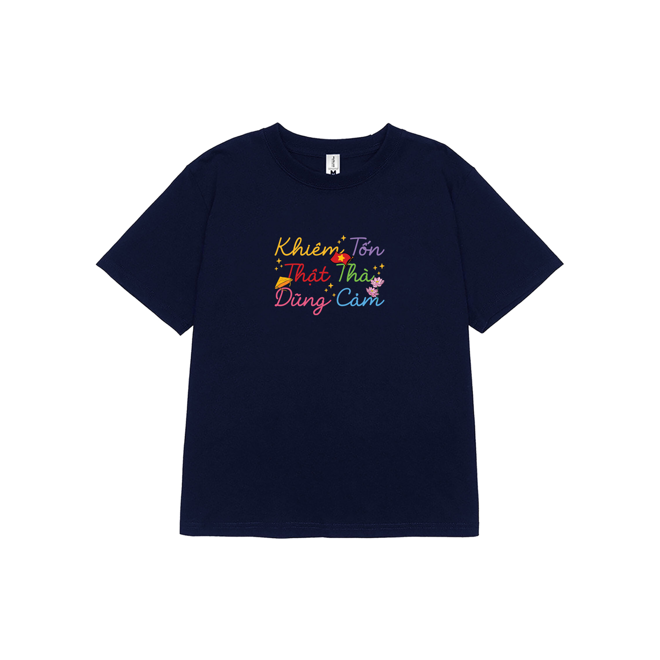 Áo baby tee ôm eo Việt Nam tôi yêu 2129 Miucho cổ tròn vải cotton 4c co giãn thoáng mát in mix_thumbnail_9