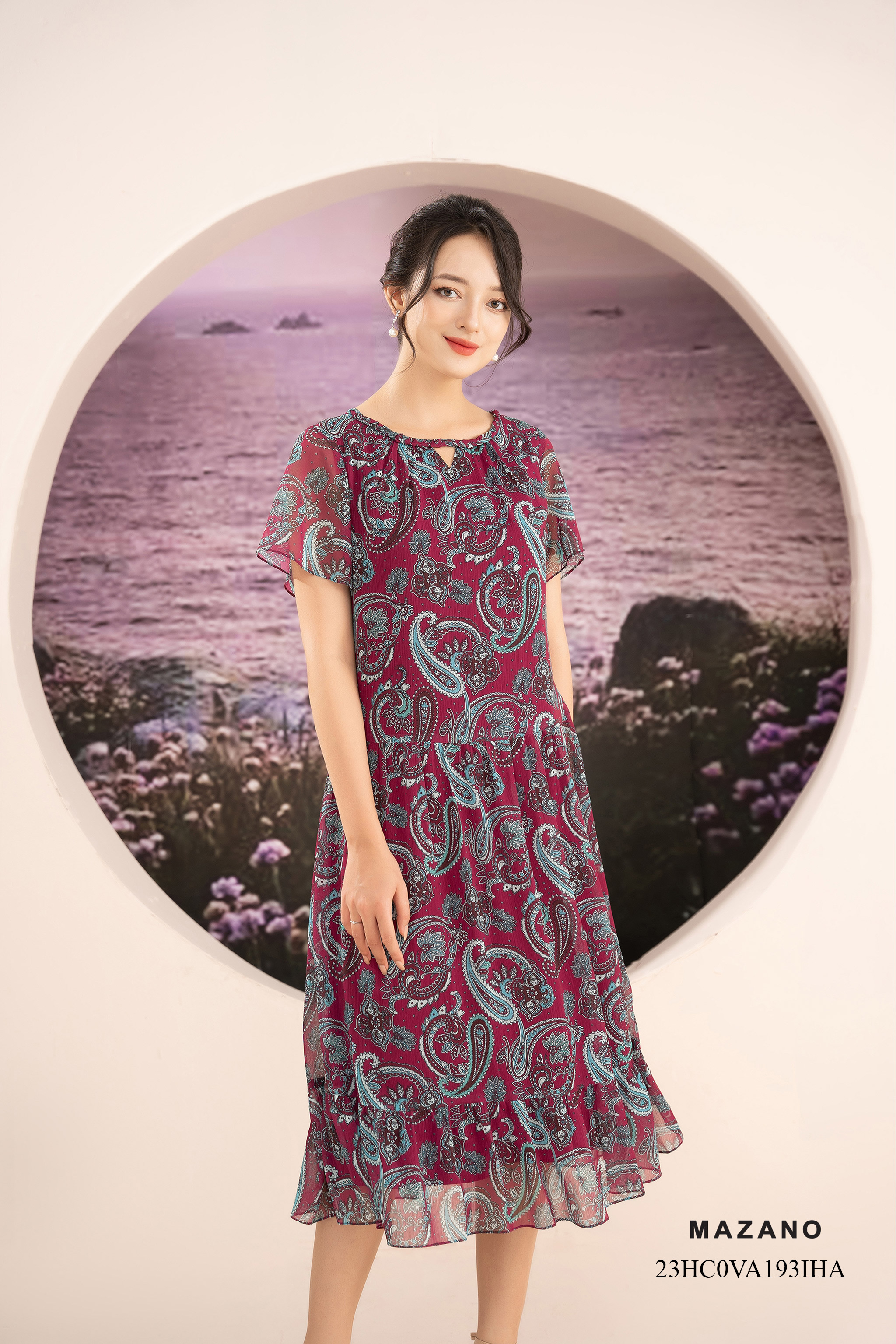 Đầm suông can bèo trang trí tết dây cổ_thumbnail_0