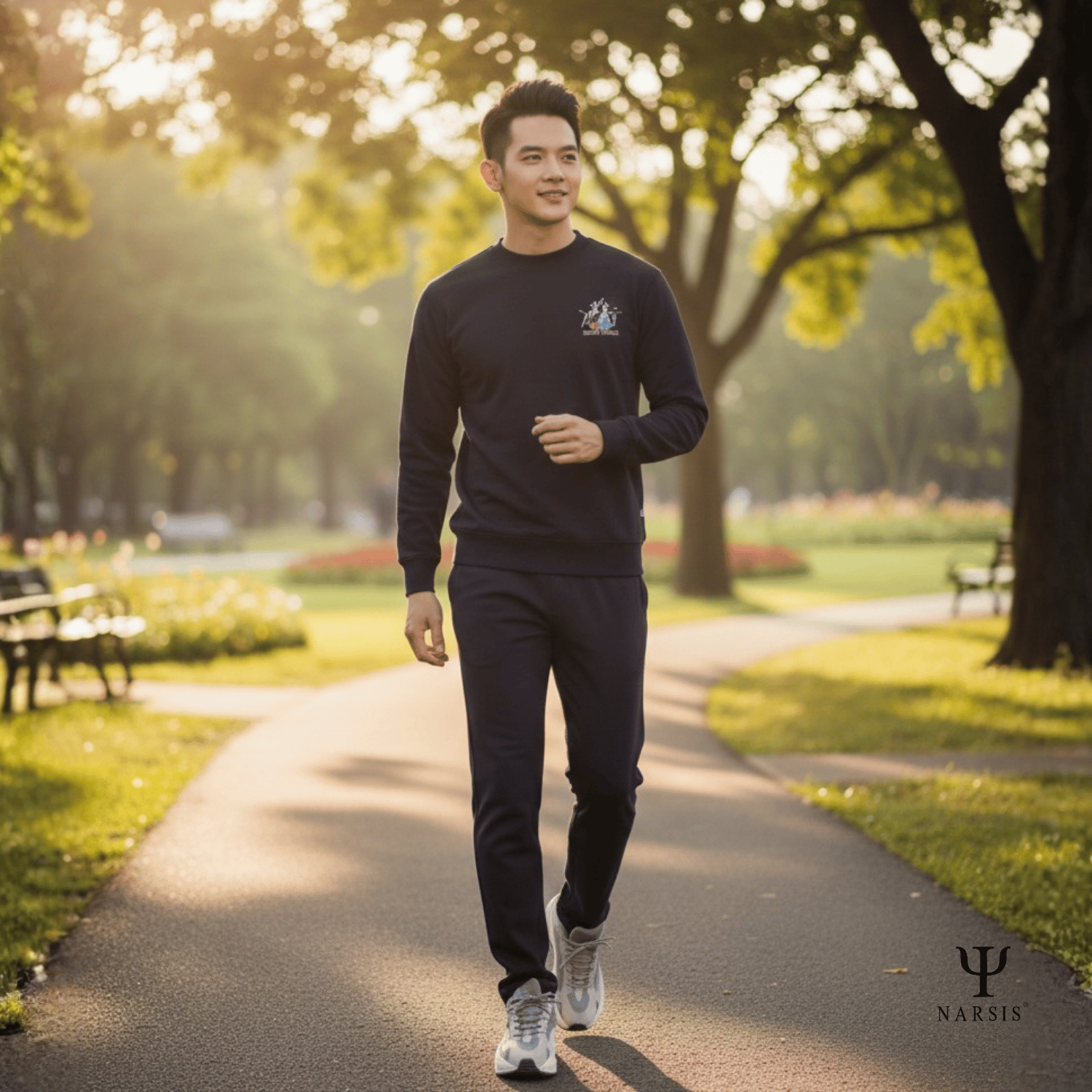 BỘ THU ĐÔNG NAM E3010 NARSIS CHẤT LIỆU THOÁNG MÁT, DỄ CHỊU, THOẢI MÁI CẢ NGÀY, DỄ VẬN ĐỘNG