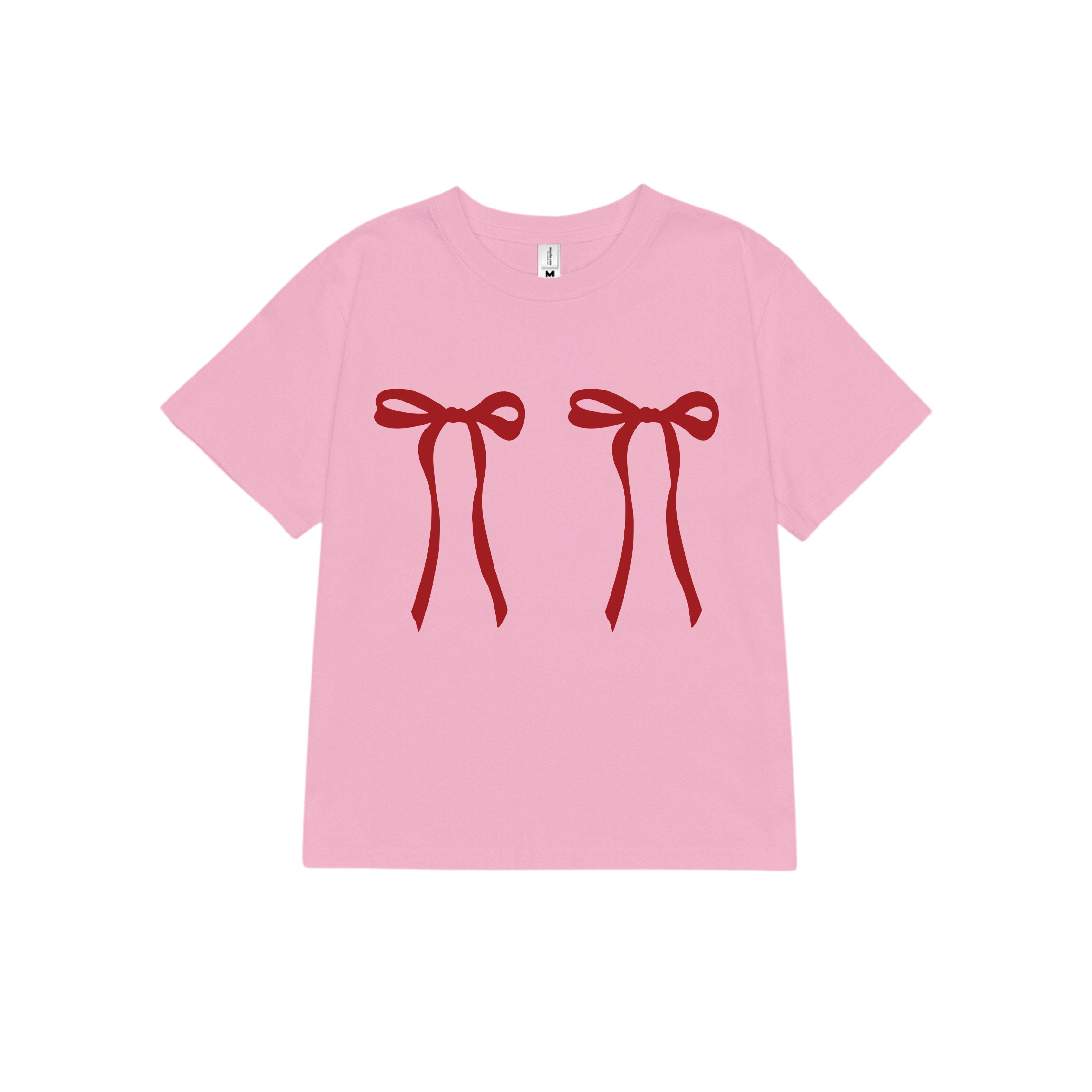 Áo thun baby tee form ôm xinh xắn hình nơ ABD1054 Miucho tay ngắn Cổ tròn hotrend in artwork_thumbnail_19