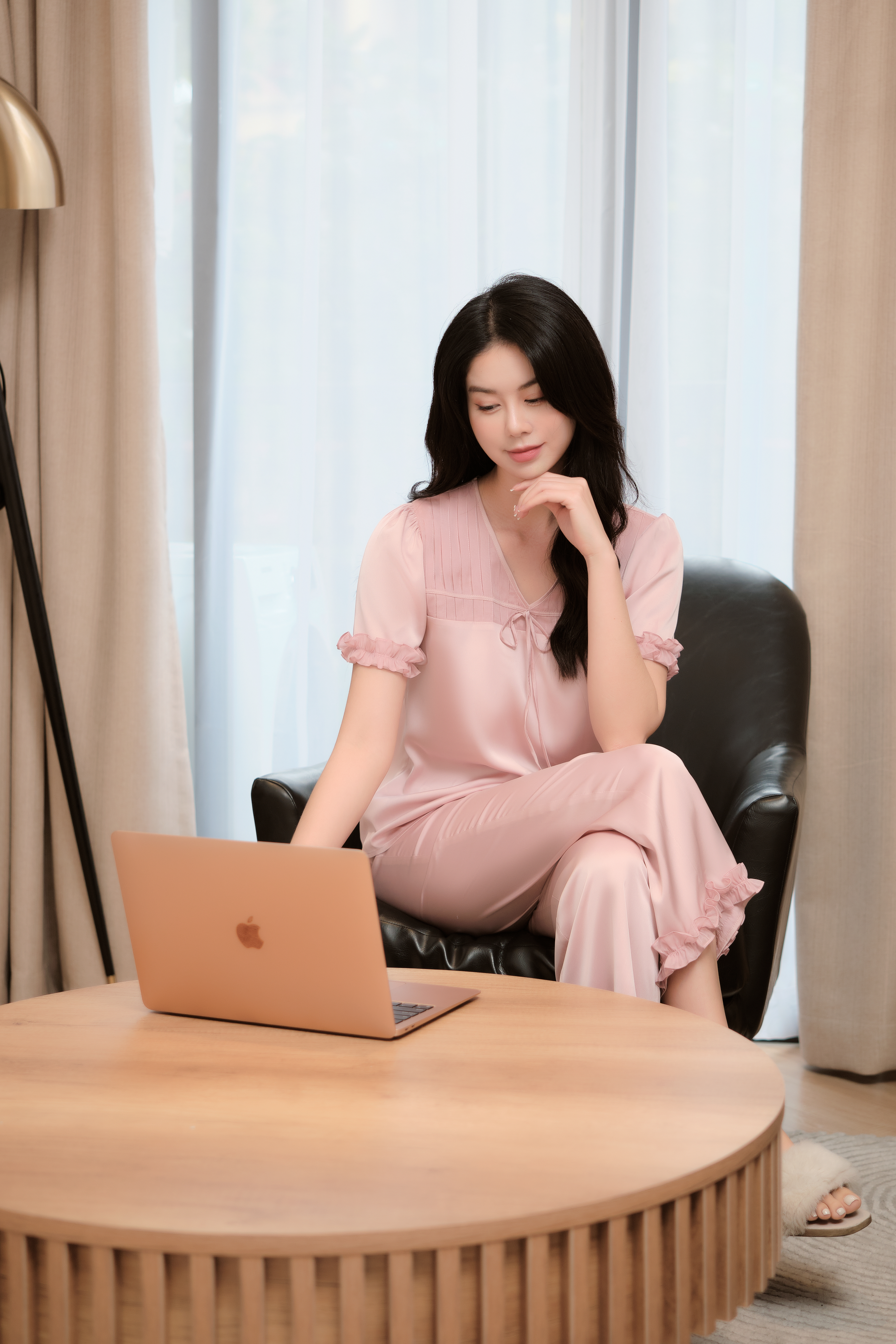 Bộ ngủ áo cộc tay, quần dài BN289_thumbnail_2