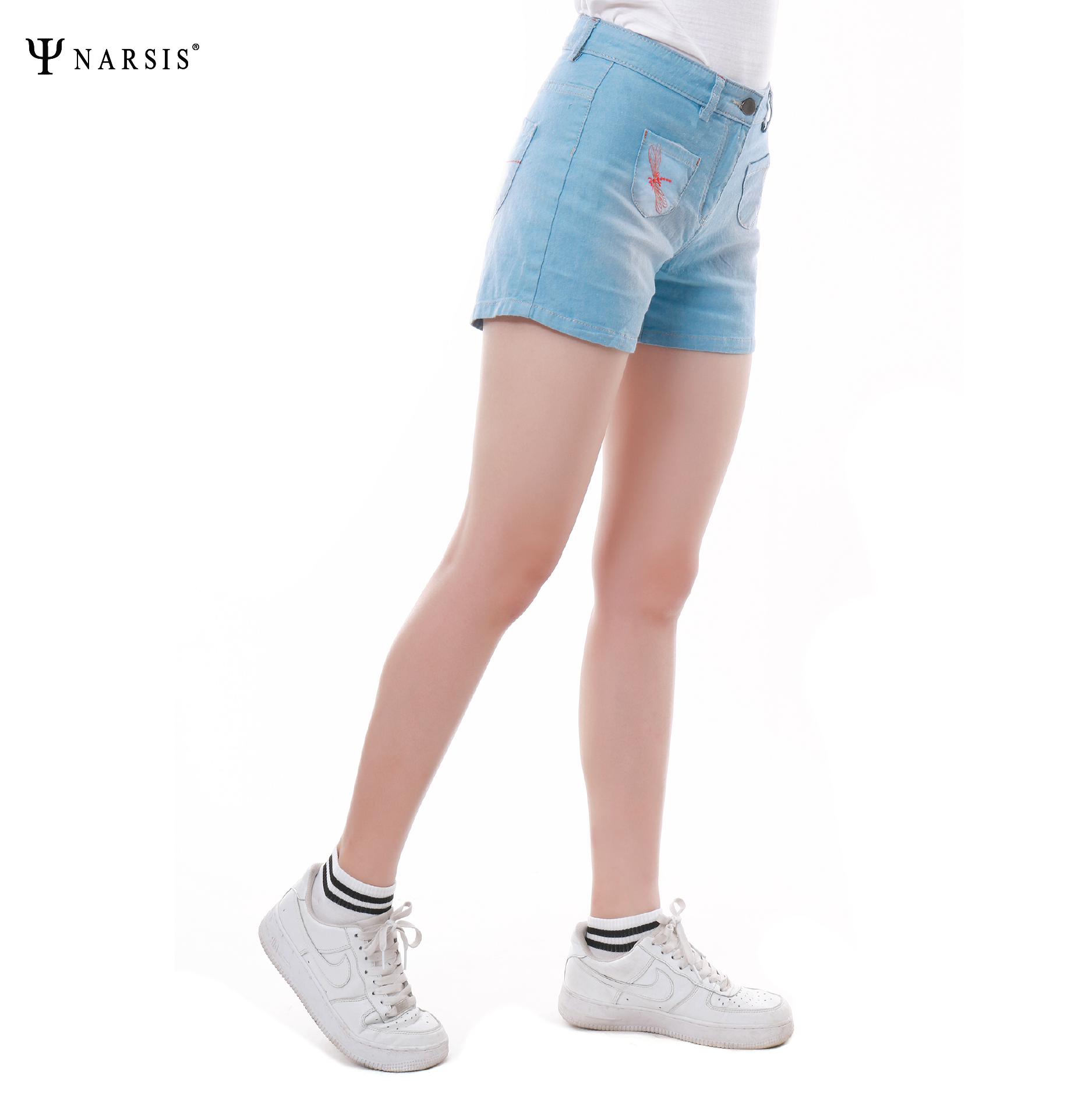 QUẦN LỬNG NỮ T7018 NARSIS CHẤT LIỆU JEAN BỀN BỈ, CÁ TÍNH, TRẺ TRUNG, THỜI TRANG, TRẺ TRUNG, THỜI ..._thumbnail_1