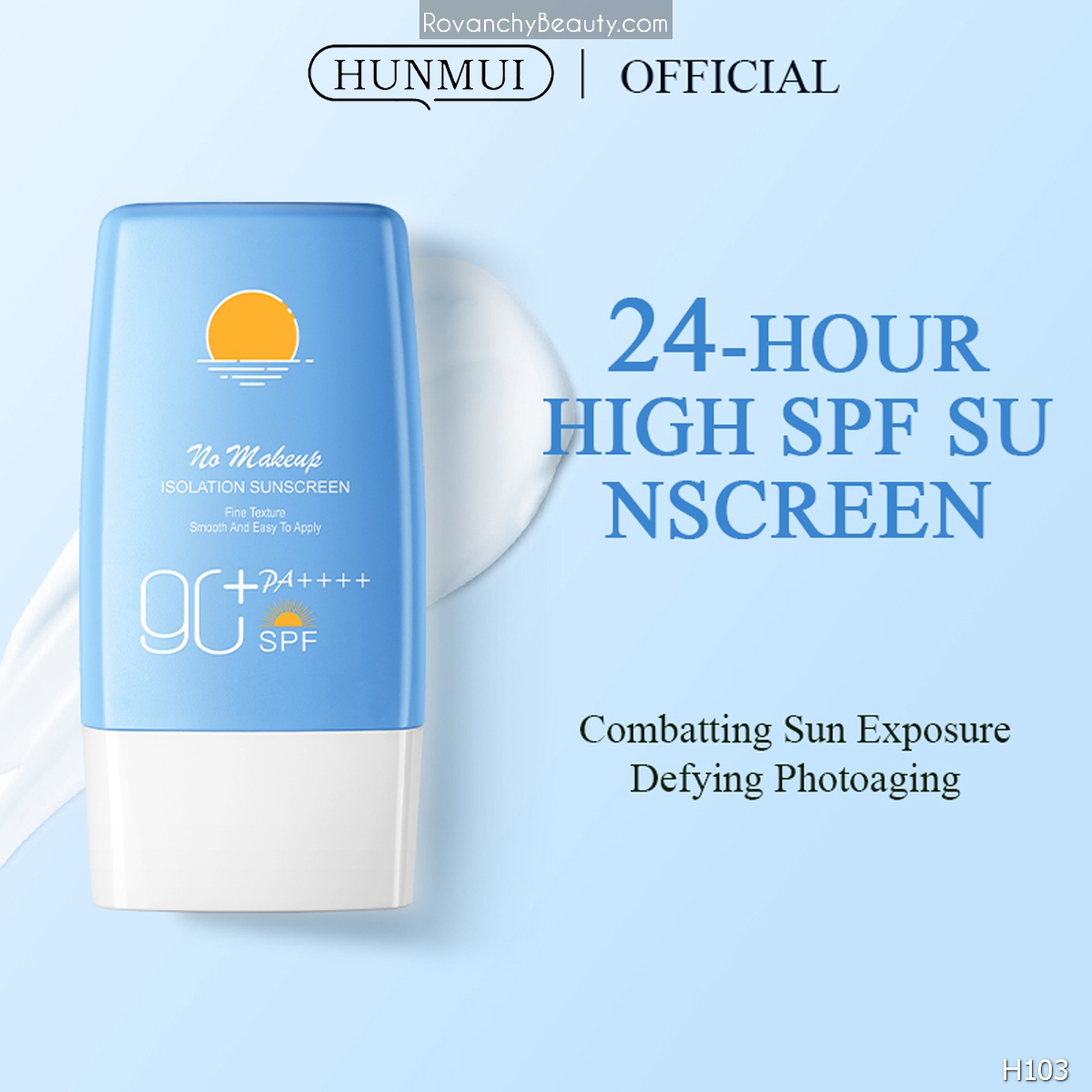H103 Kem Chống Nắng HUNMUI SPF 90+ PA++++ - Dưỡng Ẩm, Chống Tia UV, Không Trôi, Dùng Mỗi Ngày_thumbnail_12