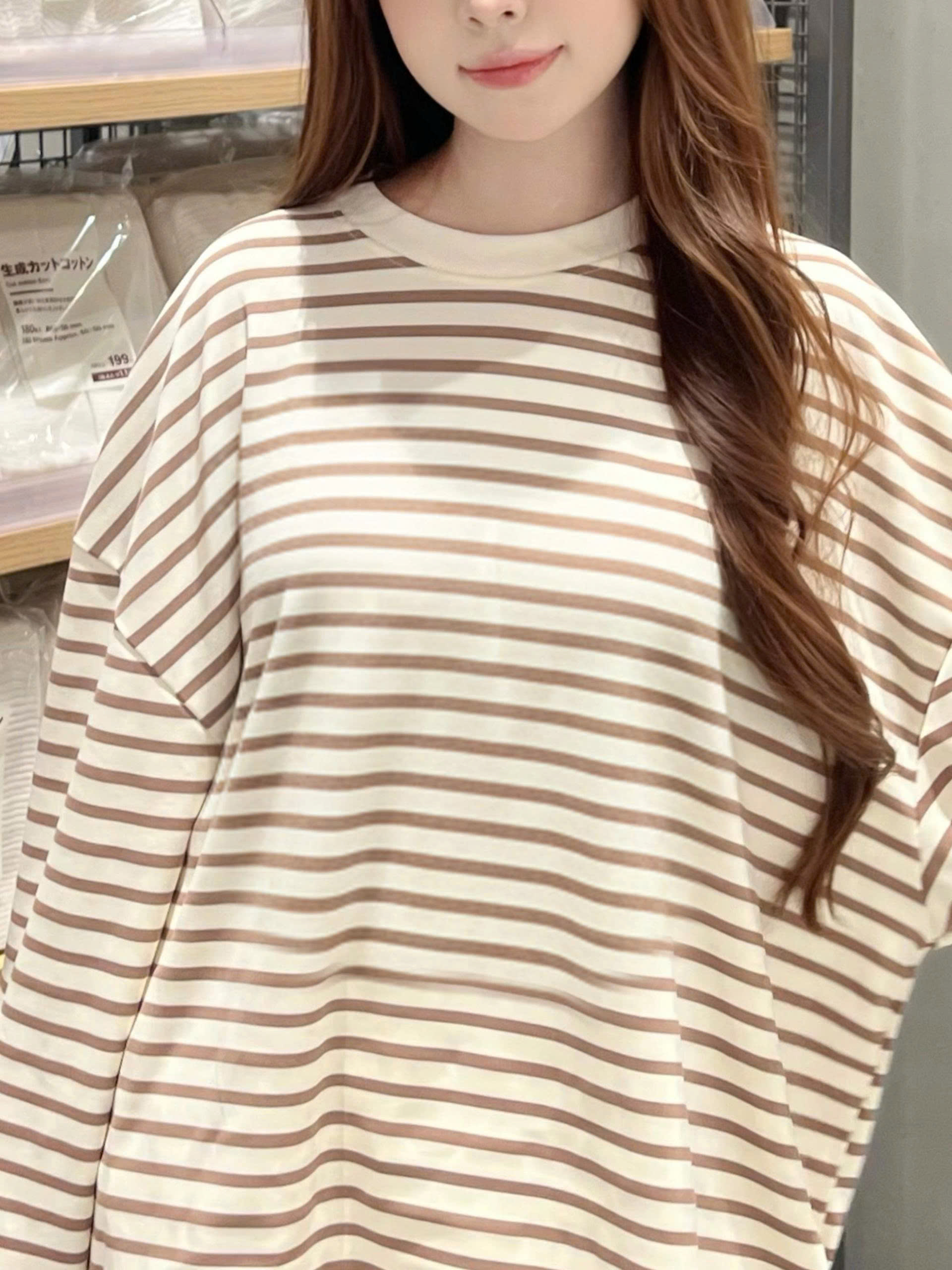 Áo tay dài form boxy Miucho cổ tròn vải thun rib thoáng mát AT00055_thumbnail_5