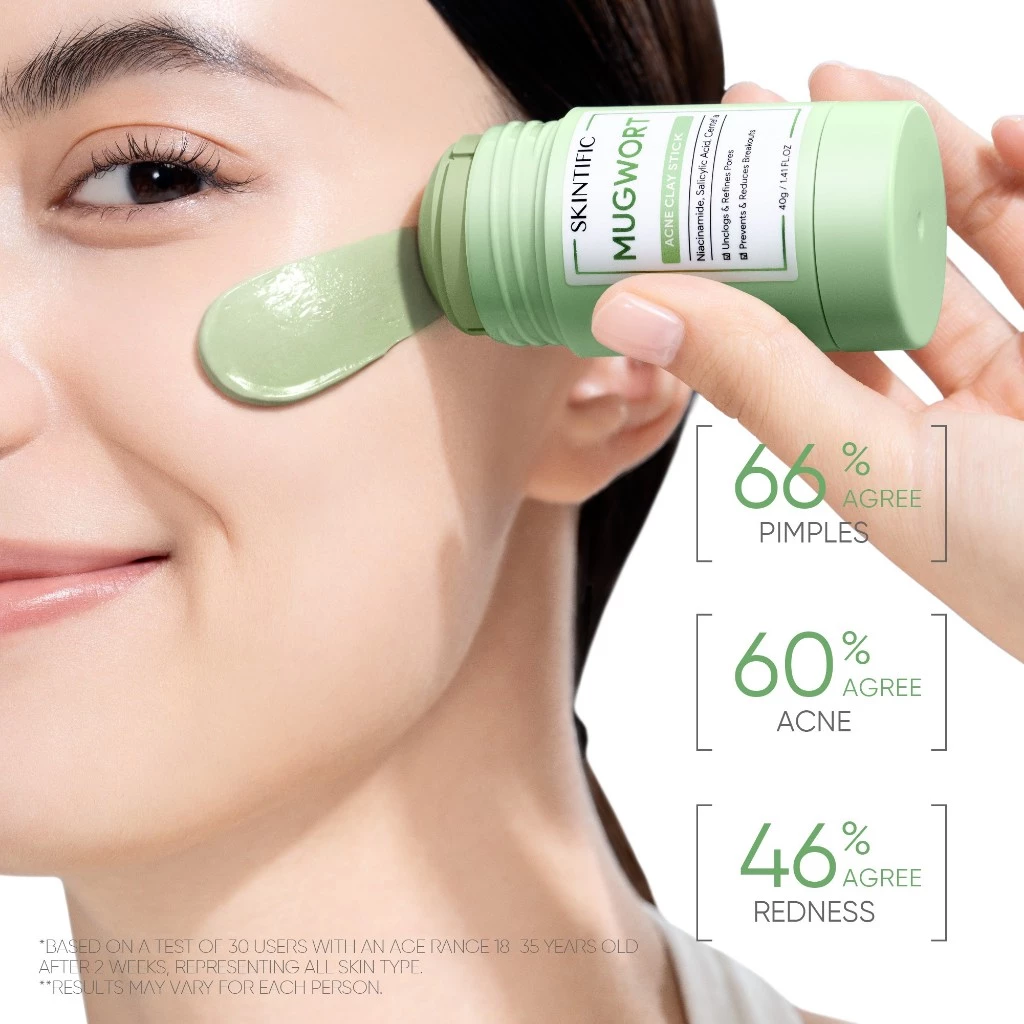 SKINTIFIC Mugwort Clay Mask Stick 40g_thumbnail_4
