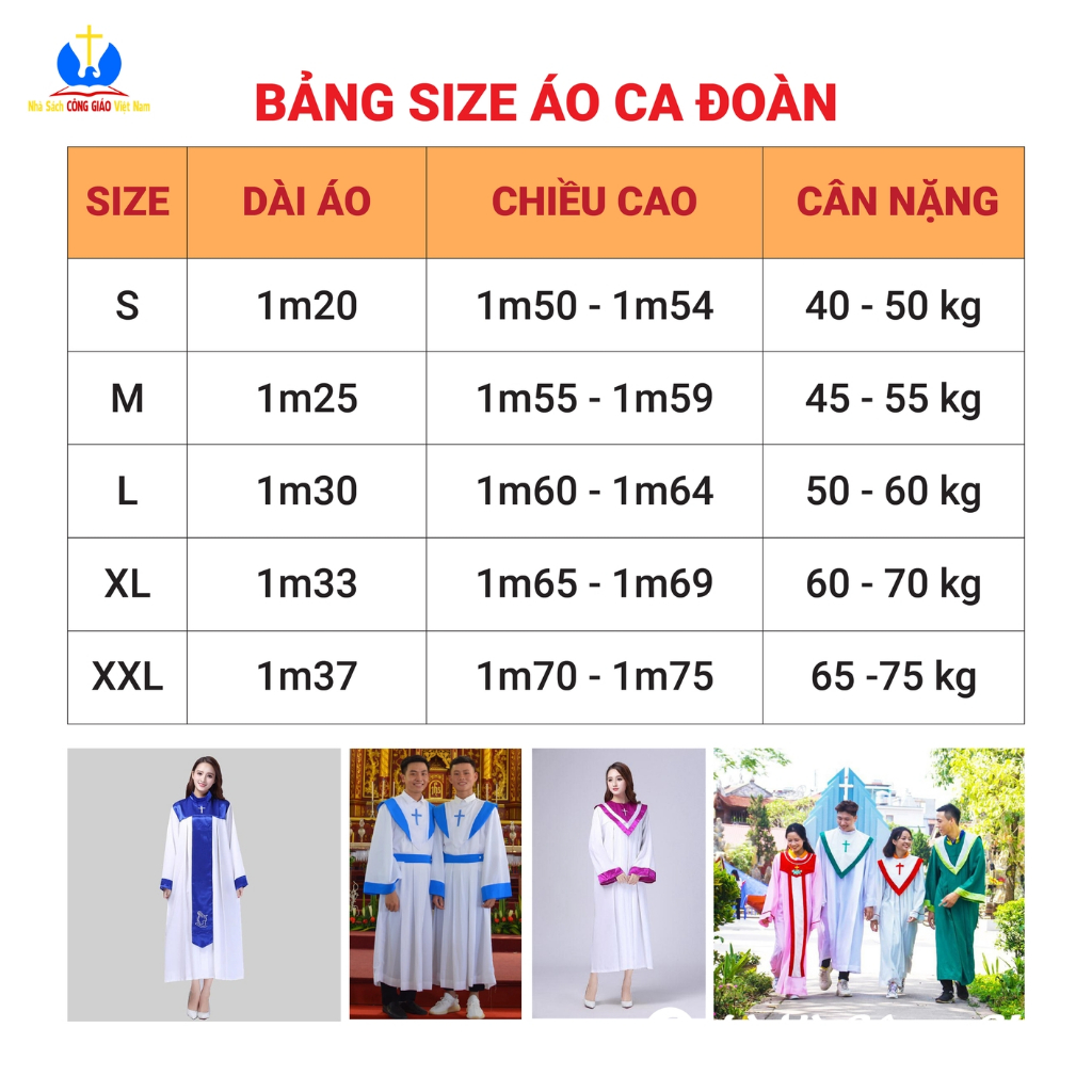 Mẫu áo đồng phục ca đoàn cho các giáo xứ, giáo họ - Quà tặng Công Giáo NS328_thumbnail_7