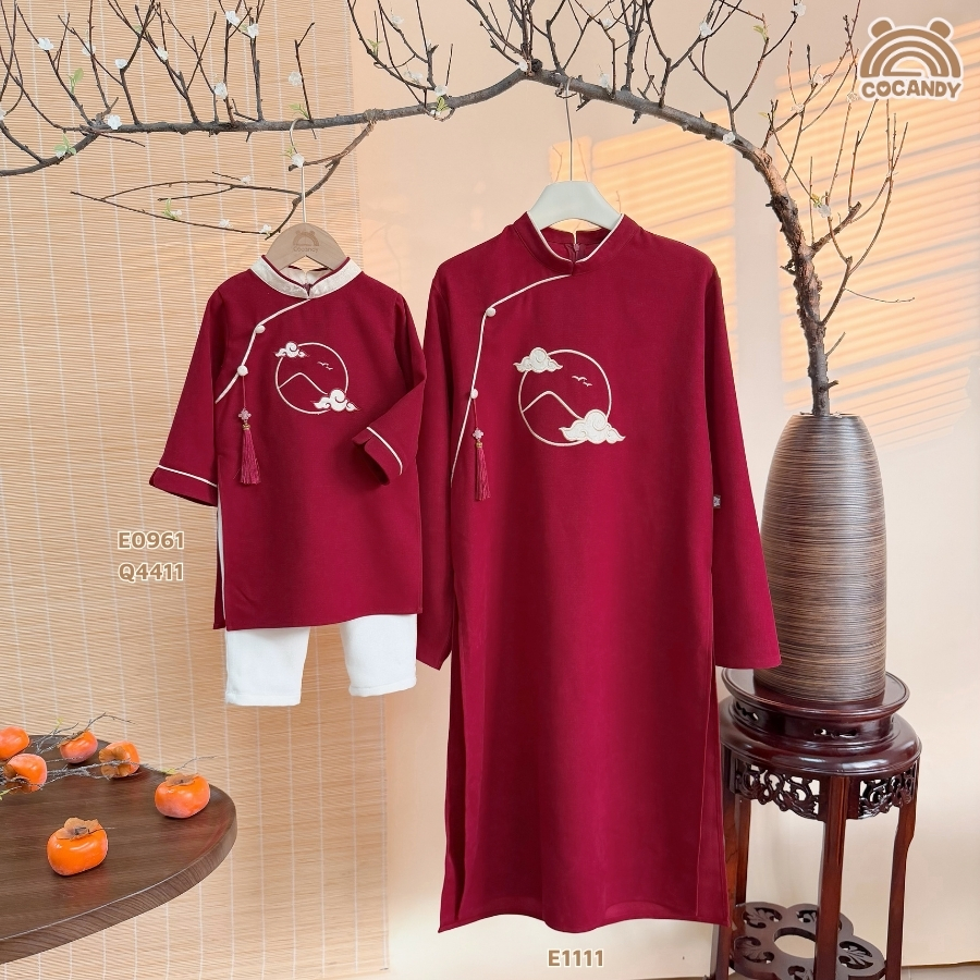 Áo dài ĐỎ Thiên Vũ NAM_thumbnail_1