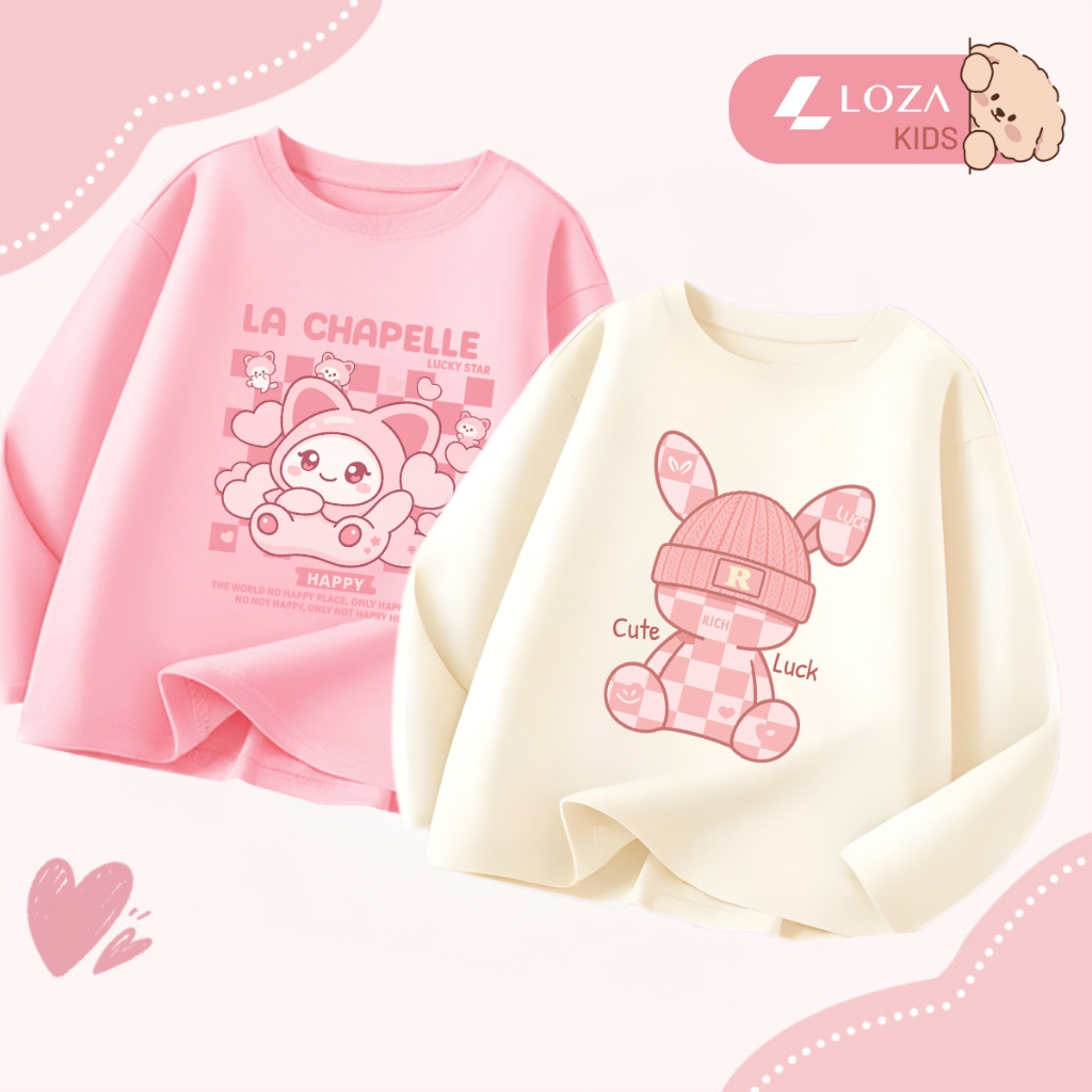 Áo thun dài tay bé gái in hình dễ thương Kuromi - Loza Kids  KT008_thumbnail_1