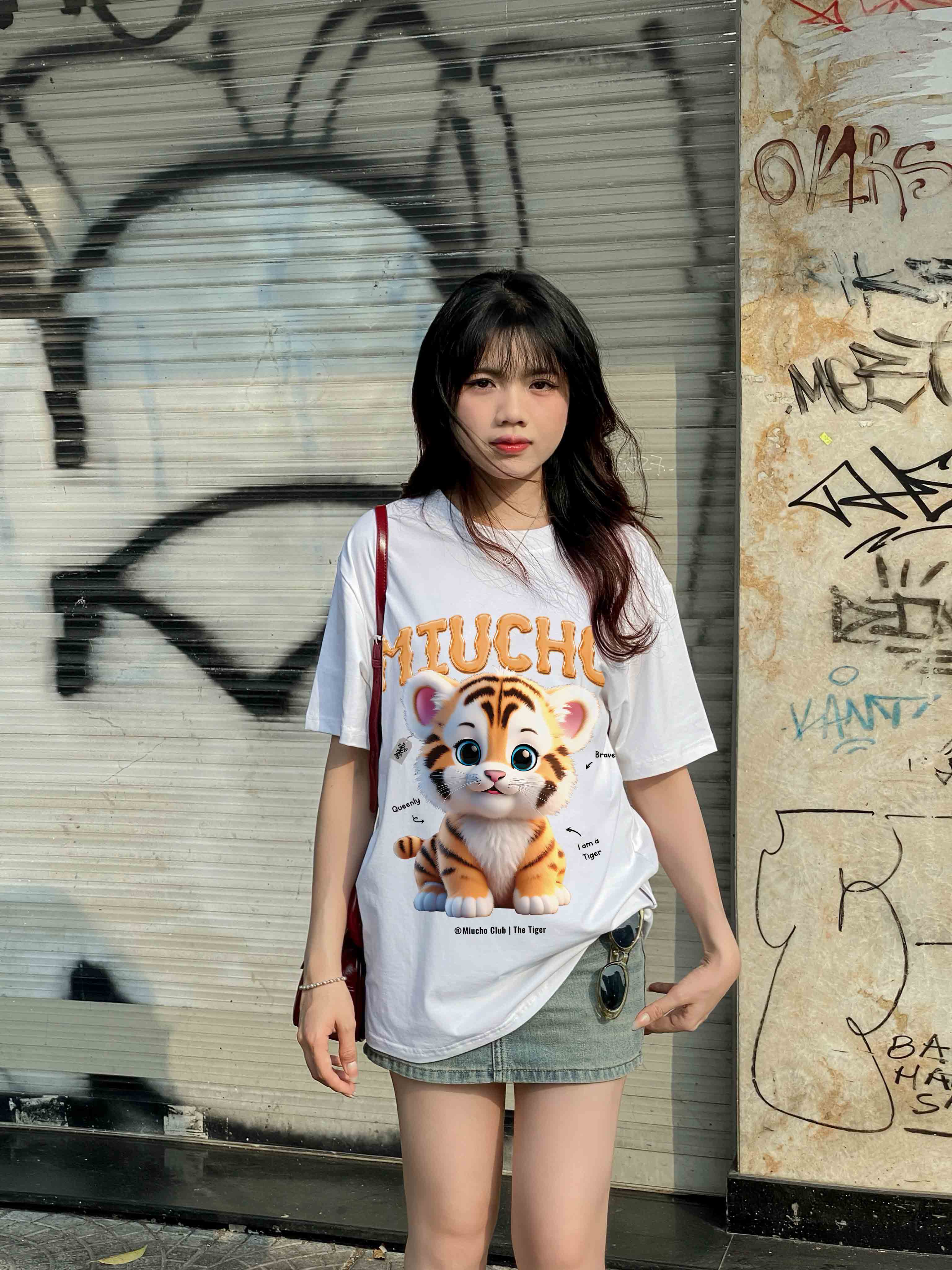 Áo thun form rộng 12 con giáp tuổi Dần (tuổi hổ) ATD1238 Miucho tay ngắn cổ tròn in mix_thumbnail_4