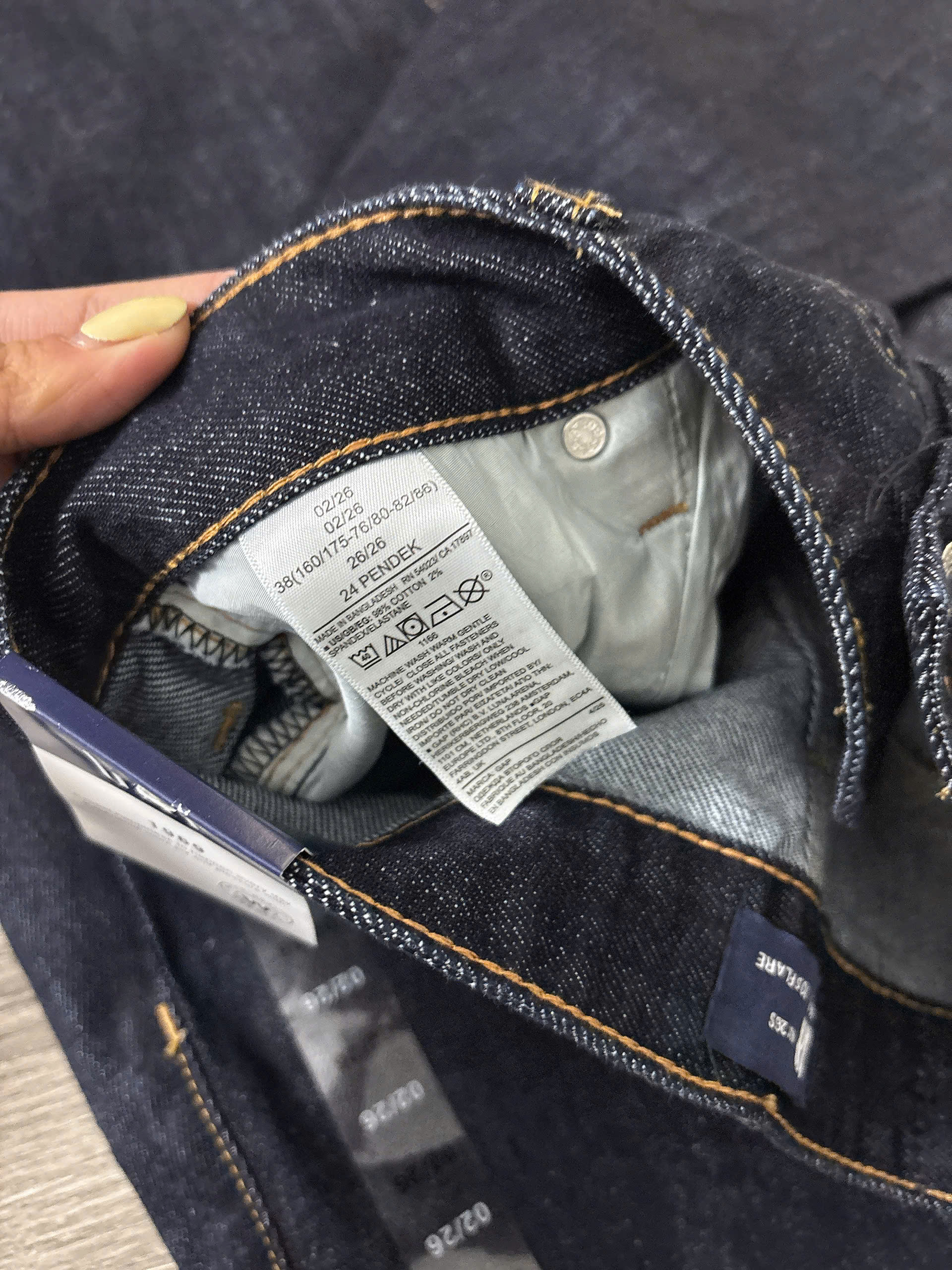 Q357 QUẦN JEAN ỐNG CONG XANH_thumbnail_15