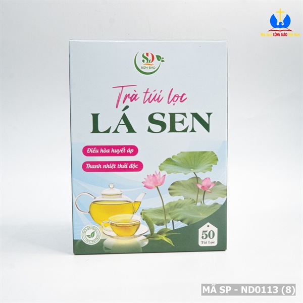 Trà lá sen túi lọc - điều hòa huyết áp
