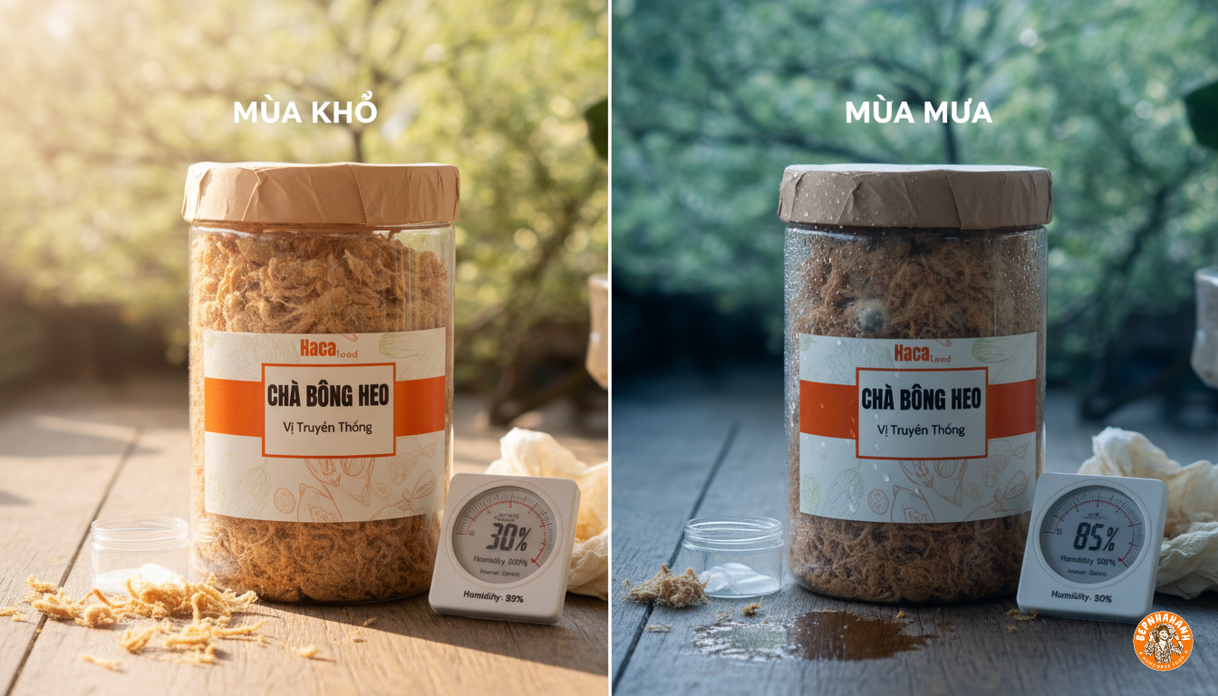 Bảo quản chà bông như thế nào để giữ ngon lâu, không mốc?