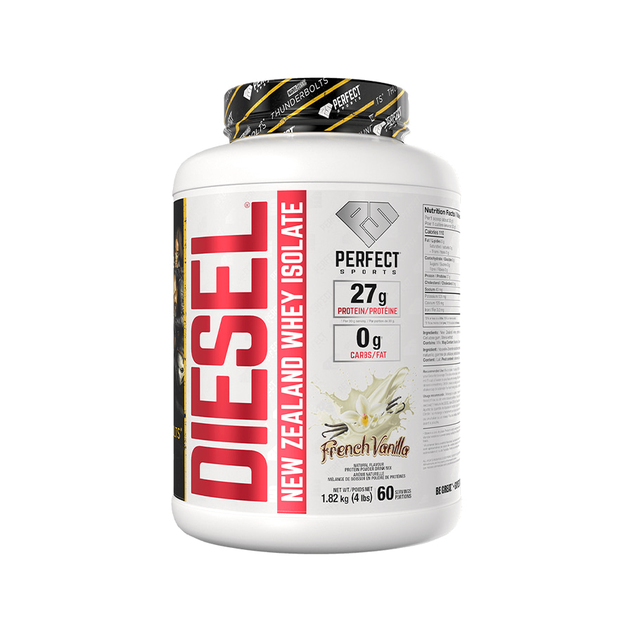 Perfect Sports Diesel New Zealand Whey Isolate, 4 Lbs