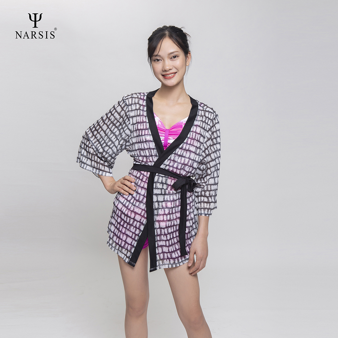 ÁO CHOÀNG ĐI BIỂN A7007 NARSIS CHẤT LIỆU THOÁNG MÁT, DỄ CHỊU, THOẢI MÁI CẢ NGÀY, DỄ VẬN ĐỘNG