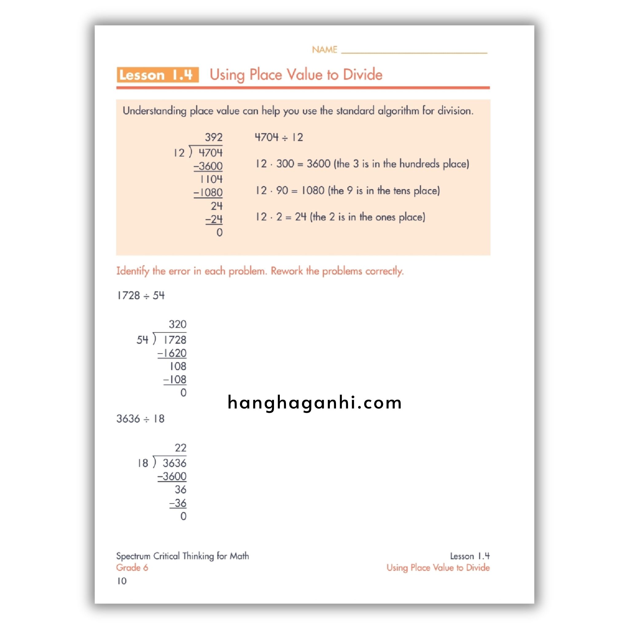 Sách Spectrum Critical Thinking for Math Workbook Grade 6_thumbnail_10
