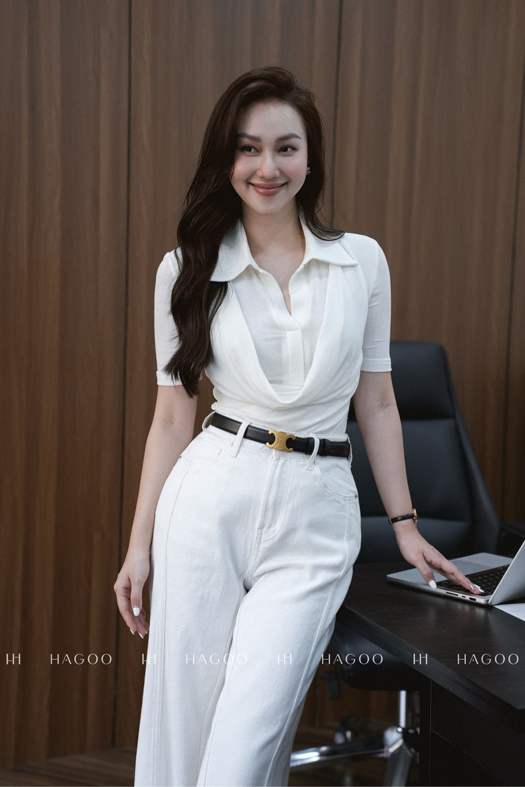 Áo thun cổ đổ cộc tay HAGOO_thumbnail_6