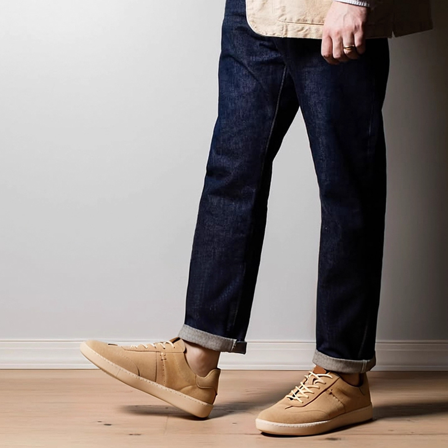 Giày Nam Retro Da Bò Lớp Đầu Tiên – Da Lộn Nubuck Mờ – Cổ Thấp Thời Trang, Nhẹ Sang Trọng – Giày Casual Forrest Gump 2025_thumbnail_11