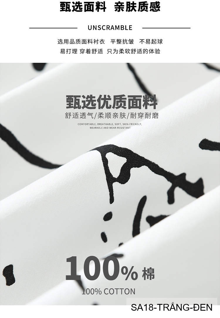 SA18 - Áo Sơ Mi Nam Tay Dài Phong Cách Nhật Bản In Hình Nghệ Thuật Dáng Rộng_thumbnail_10