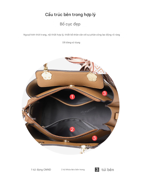 Túi Xách Da Bò Nơ Lụa Thanh Lịch_thumbnail_6