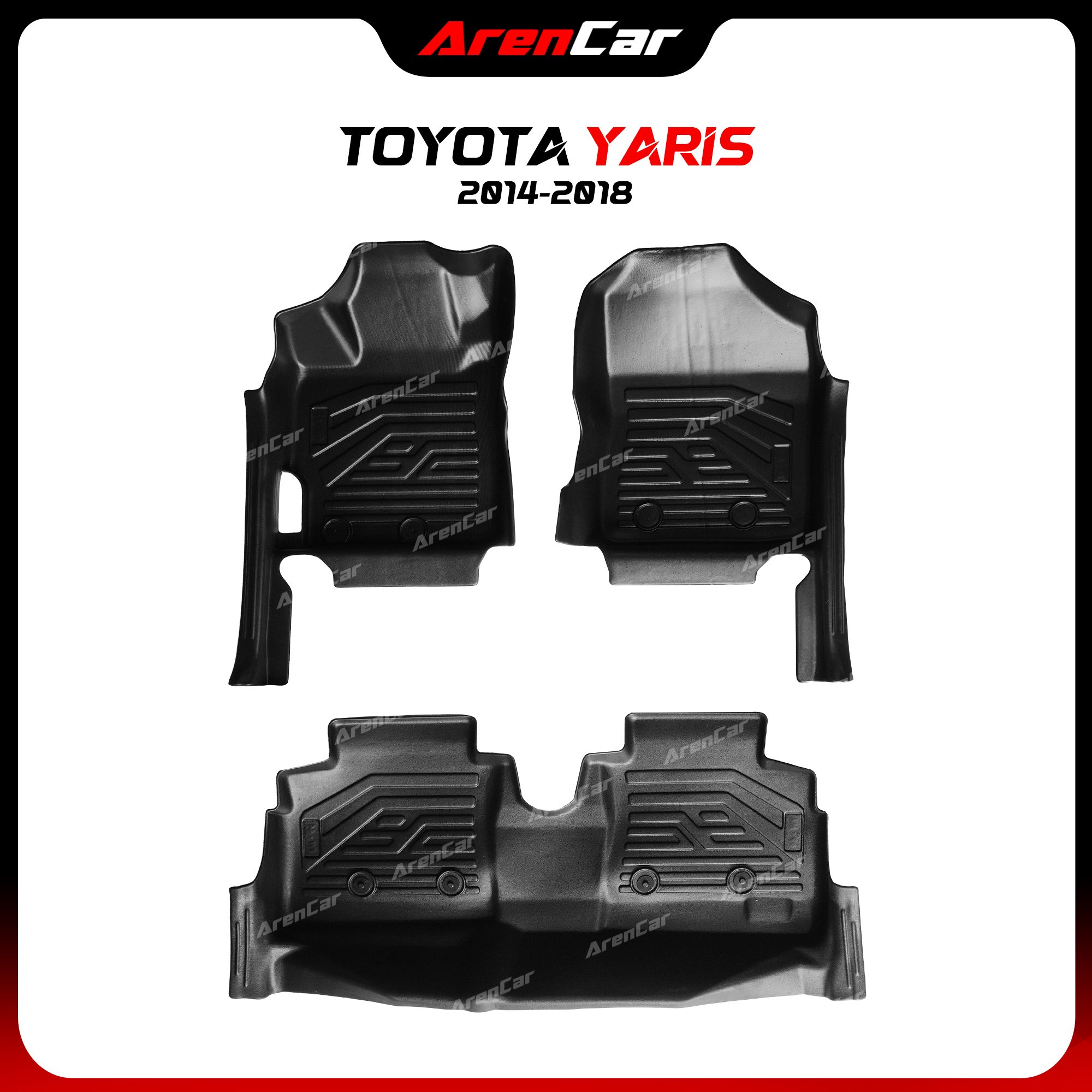 [Aren Car] Thảm Lót Sàn Ô Tô TPE Nhựa Đúc Toyota Yaris_thumbnail_15