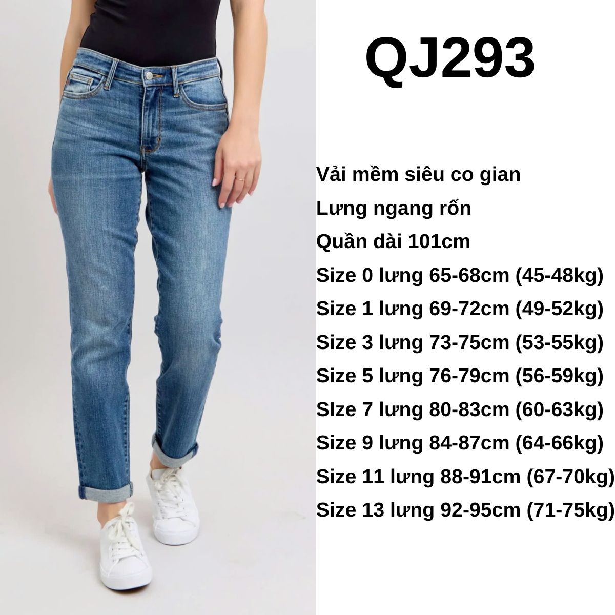 QJ293 - Jeans Relax Skinny JB