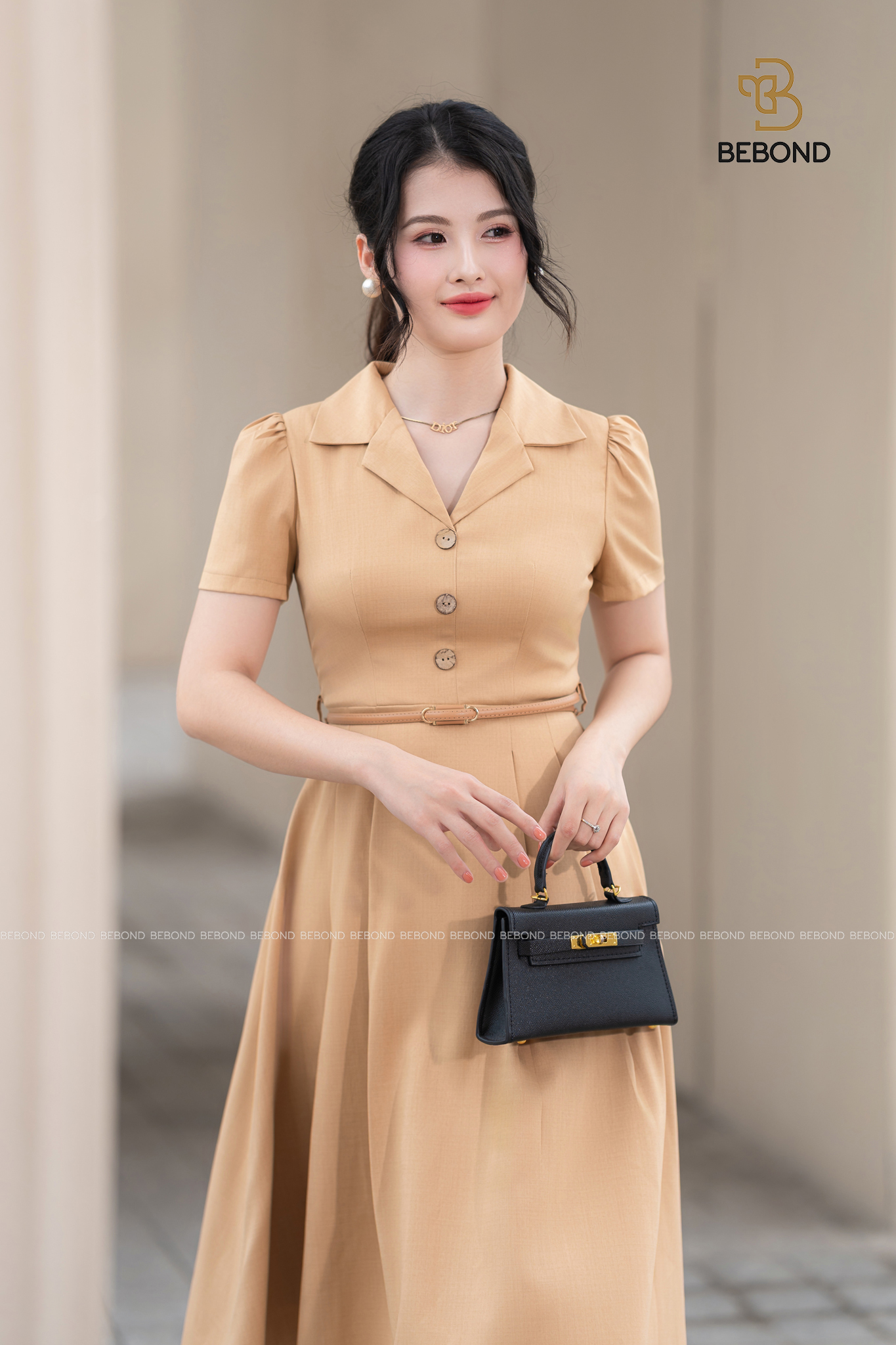 Đầm kiểu JENNIFER màu BE_thumbnail_5