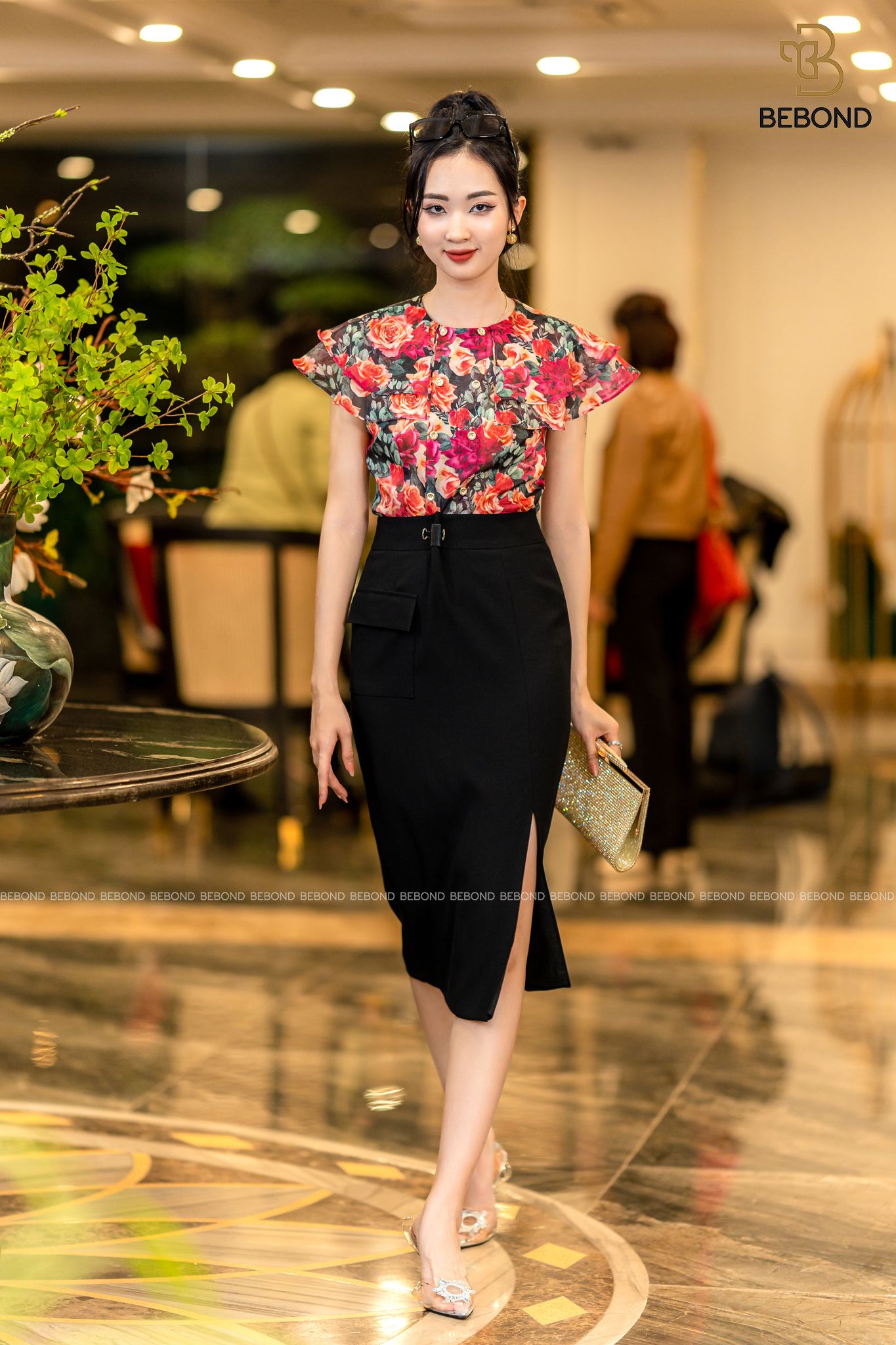 CHÂN VÁY BÚT CHÌ ĐŨI THÔ HẠT - KEVA SKIRT_thumbnail_4