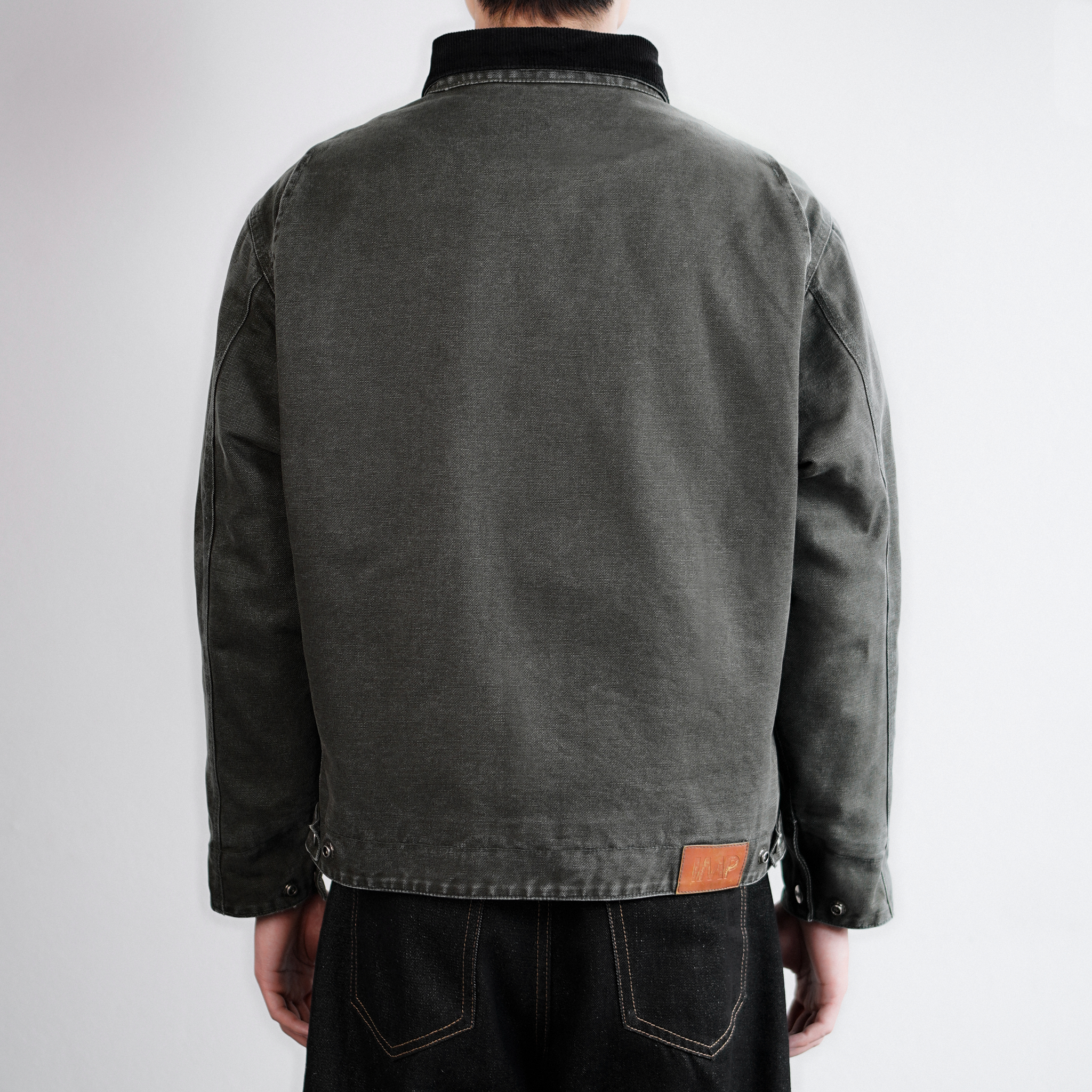 [SPECIAL EDITION] IMP 003 Detroit Jacket Dark Moss – Washed Wool Lining_thumbnail_3