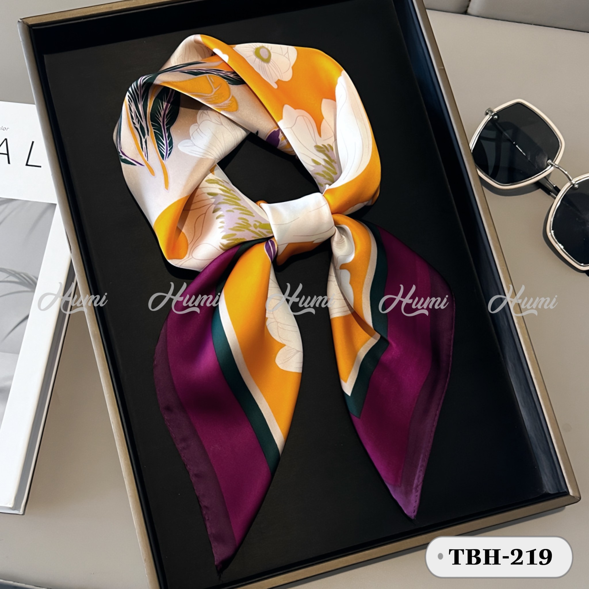 KHĂN LỤA VUÔNG HQ 70x70CM (TBH219)