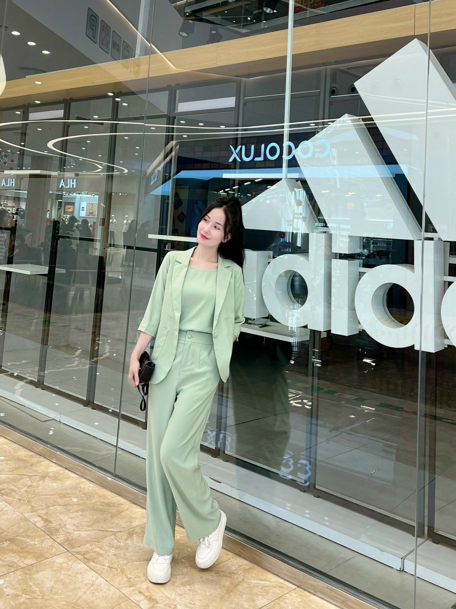 Set Vest 3 Món Chất Liệu Trượt Hàn Cực Xịn