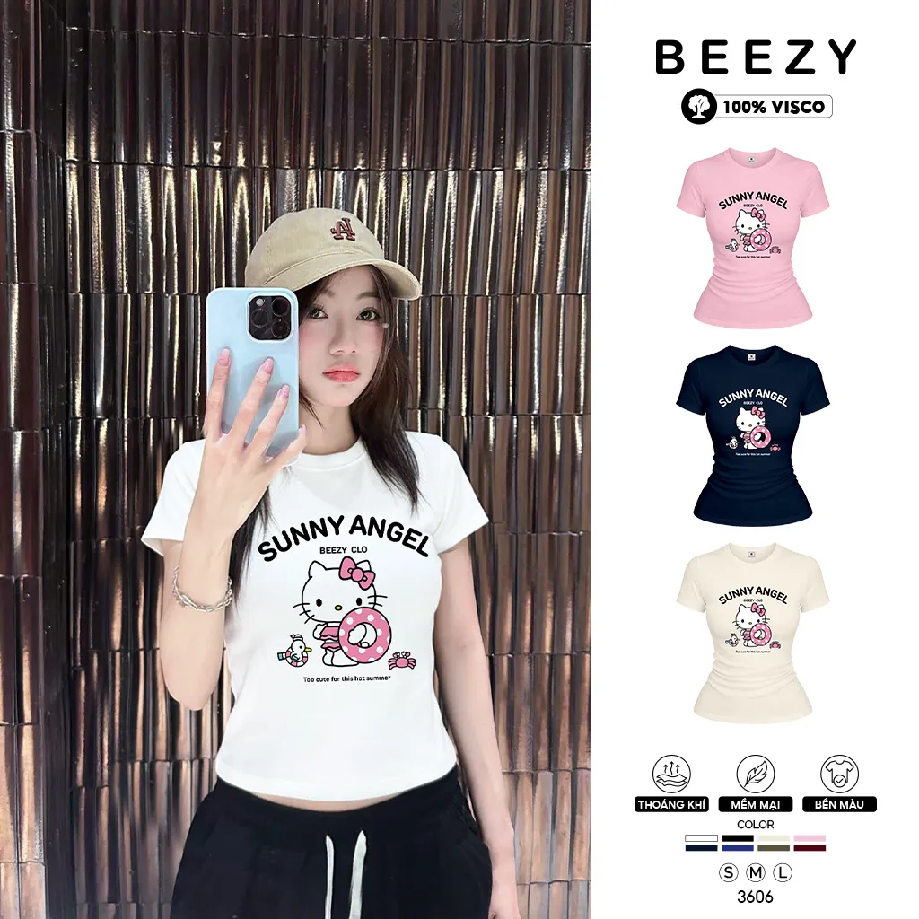 Áo baby tee form ôm Sunny Angel Beezy 3606