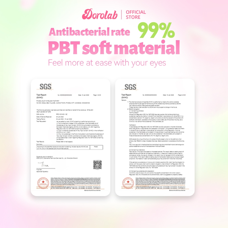 Dorolab Cluster Lashes Glue Free - White glue band