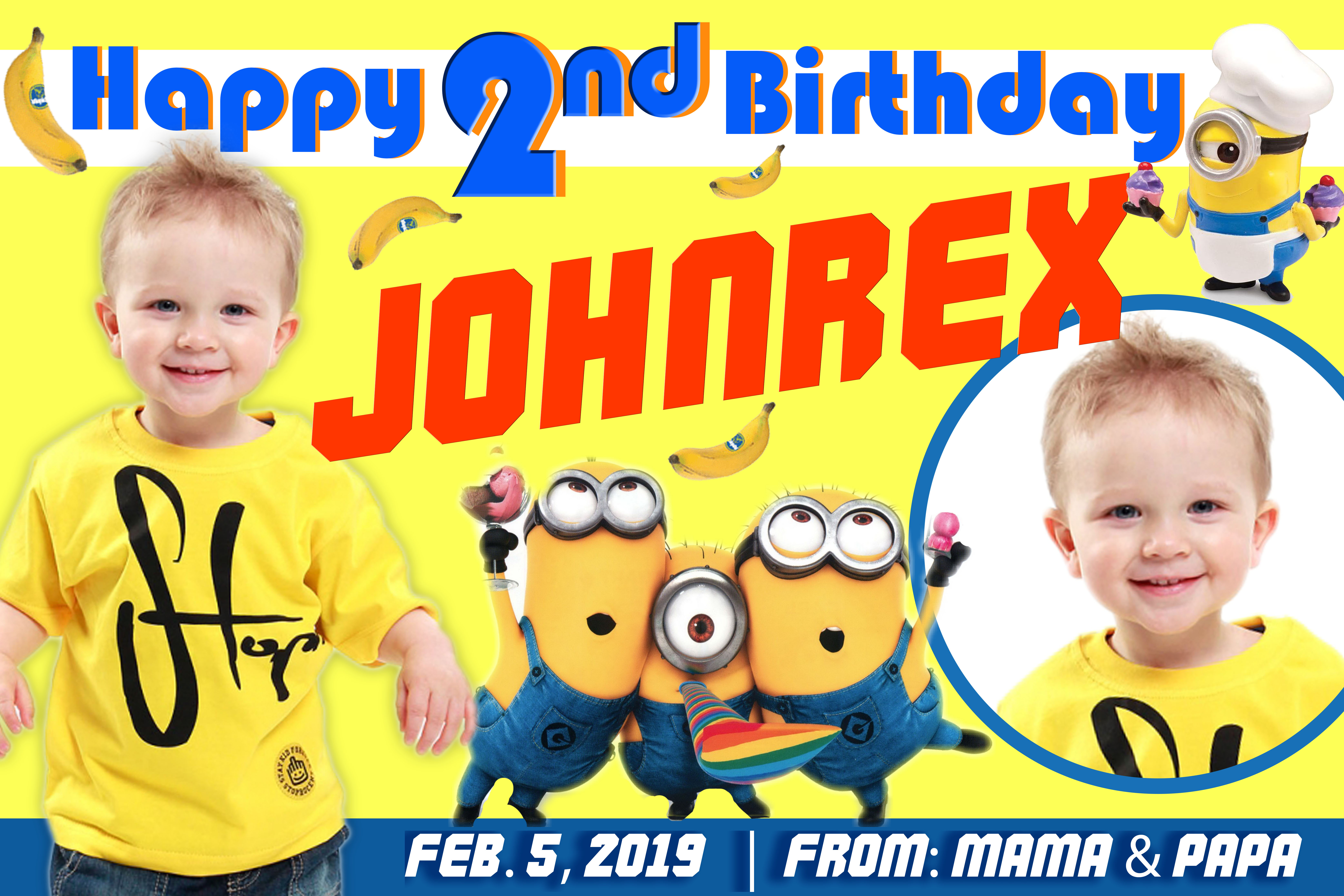 Minions Theme Birthday Tarp
