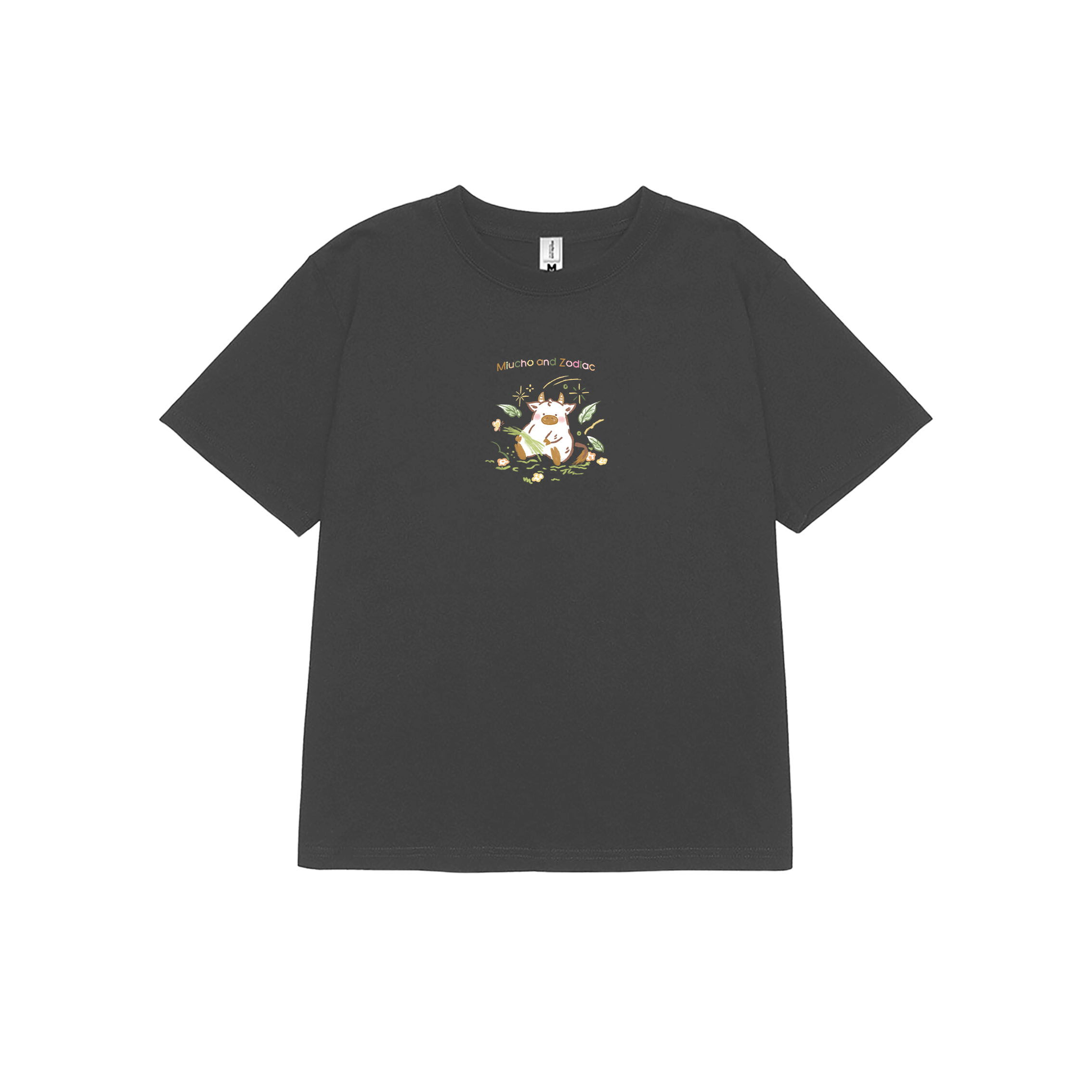 Áo baby tee 12 con giáp tuổi Sửu ( tuổi Trâu)  ABD396 Miucho cotton cổ tròn in graphic_thumbnail_10