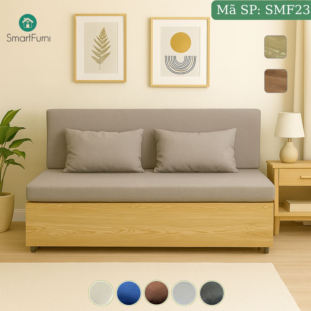 GIƯỜNG SOFA ĐA NĂNG SMARTFURNI - TÍCH HỢP 2IN1 - SMF23  - ĐA DẠNG KÍCH THƯỚC_thumbnail_0