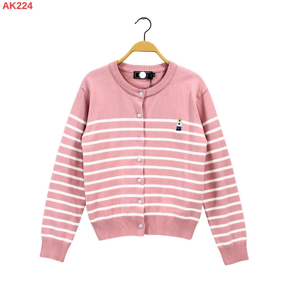 AK224- ÁO KHOÁC LEN KẺ_thumbnail_4