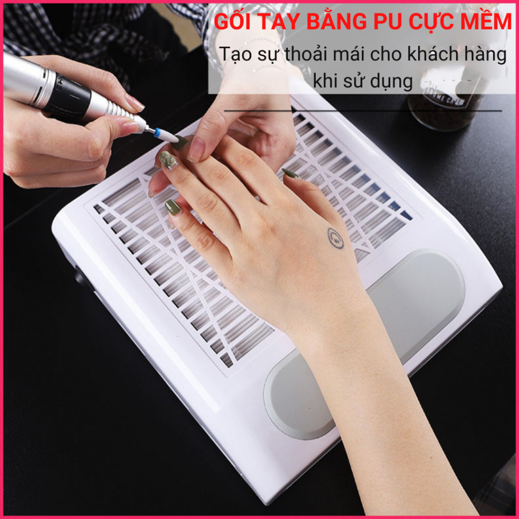 Máy Hút Bụi Nail BQ858-8, Máy Hút Bụi Móng Cao Cấp Công Suất Lớn 80W, Hút Siêu Sạch Chuyên Dụng Cho Ngành Nail_thumbnail_2