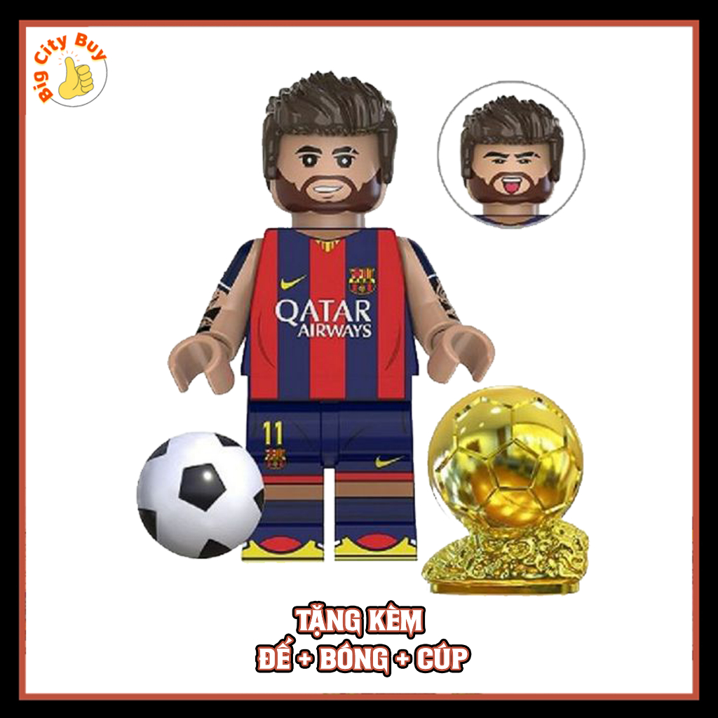 Cầu thủ bóng đá VIP Huyền Thoại Sân Cỏ Tặng Kèm Cúp, Đế Trưng Bày, Bóng Đá, Mini Figure Siêu Đẹp_thumbnail_11