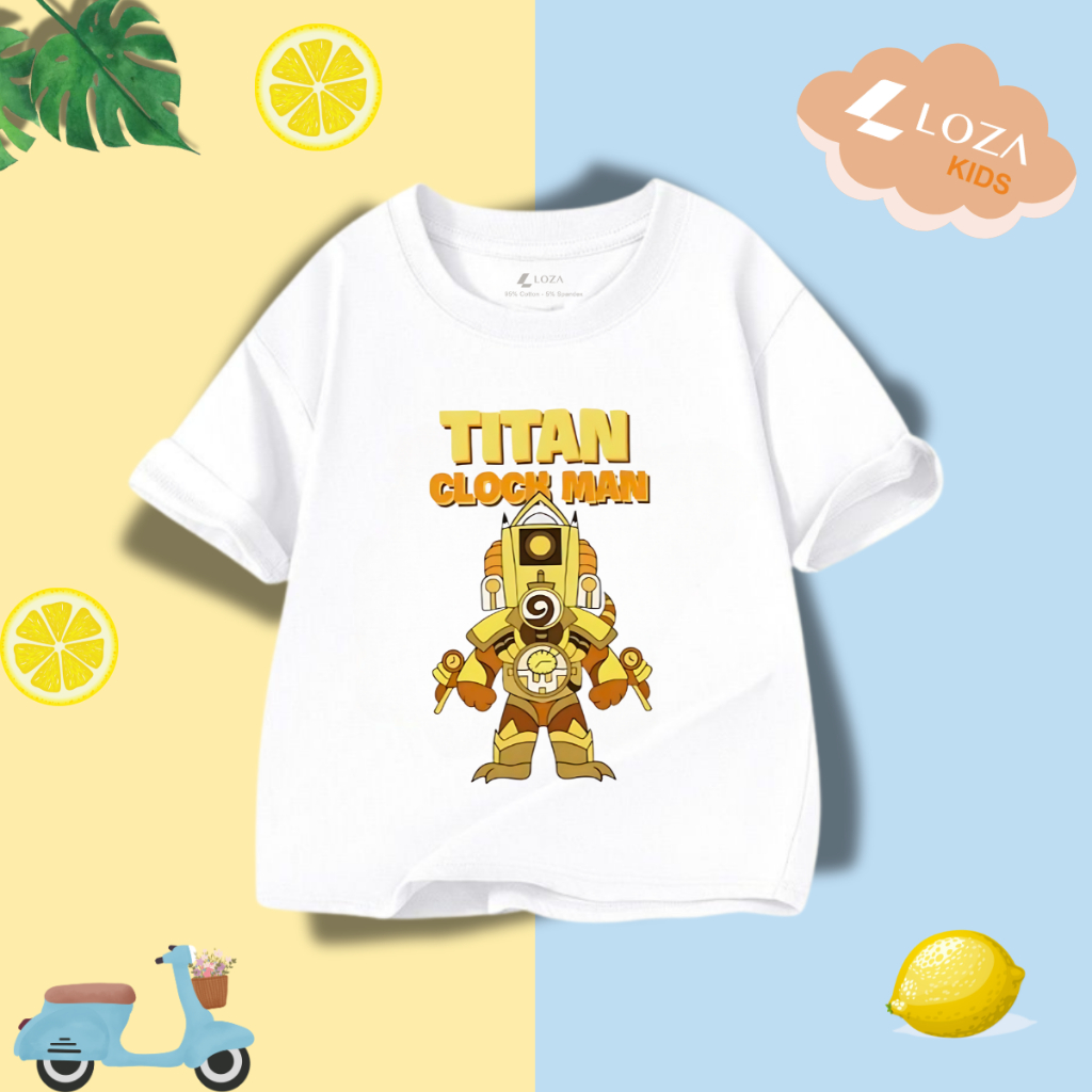 Áo thun bé trai in hình 'Skibidi' - Loza Kids  AT061_thumbnail_2