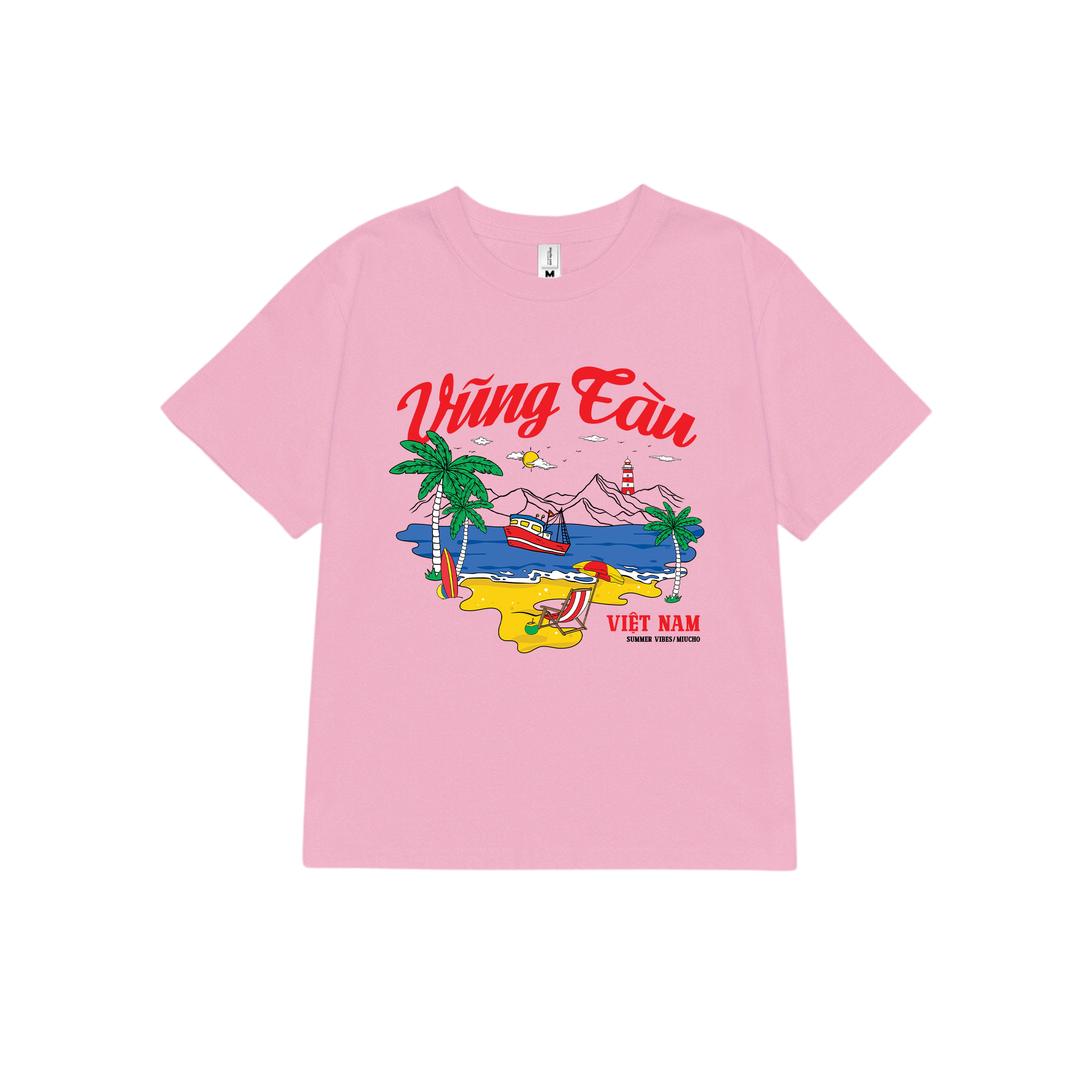 Áo thun baby tee form ôm xinh xắn ABD1271 Miucho tay ngắn cổ tròn in hình Vũng Tàu_thumbnail_16