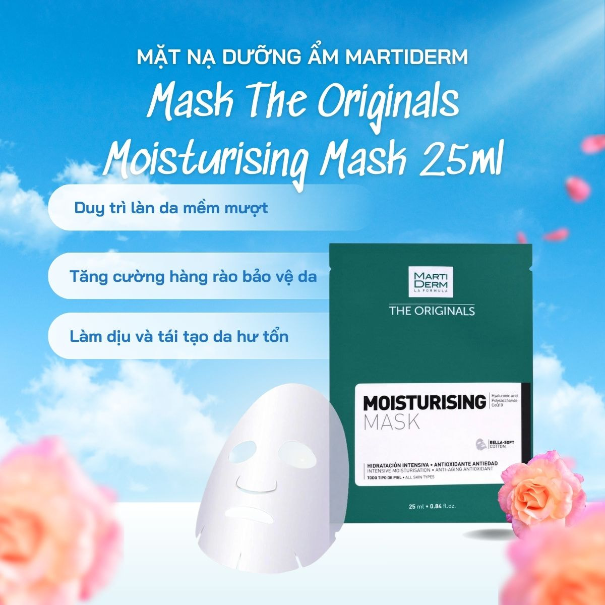 Mặt Nạ Dưỡng Ẩm MartiDerm The Originals Moisturising Mask 25ml_thumbnail_1