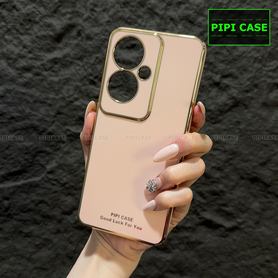 Ốp Lưng Oppo Reno 11F - Royal - Hồng Kem