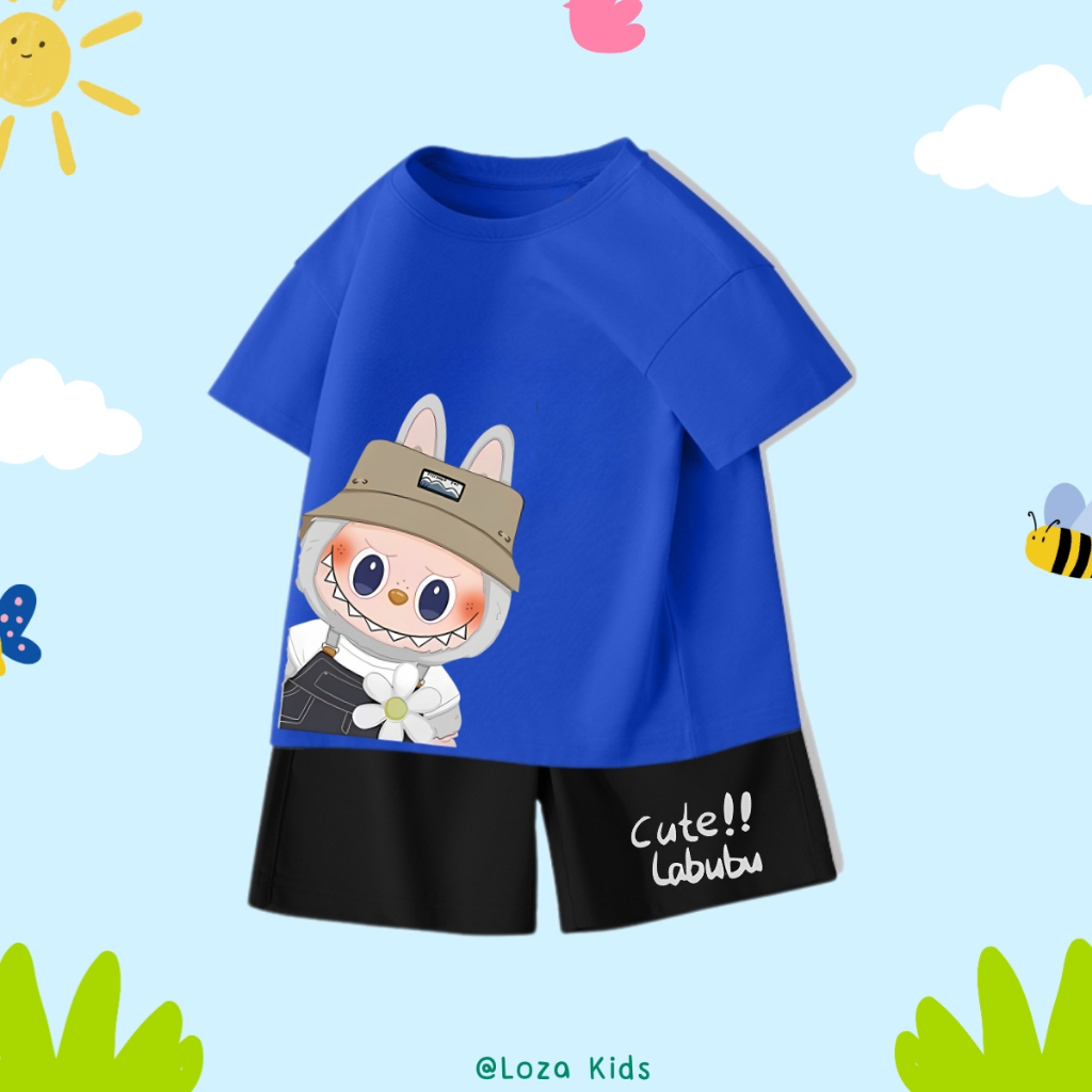 Bộ đồ bé trai in hình Labubu - Loza Kids SB116_thumbnail_3