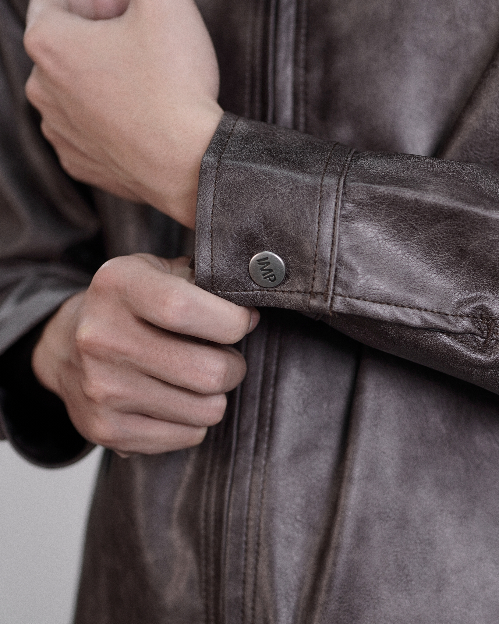 IMP 004 JACKET - Áo khoác Leather Zip Form Regular Crop_thumbnail_2