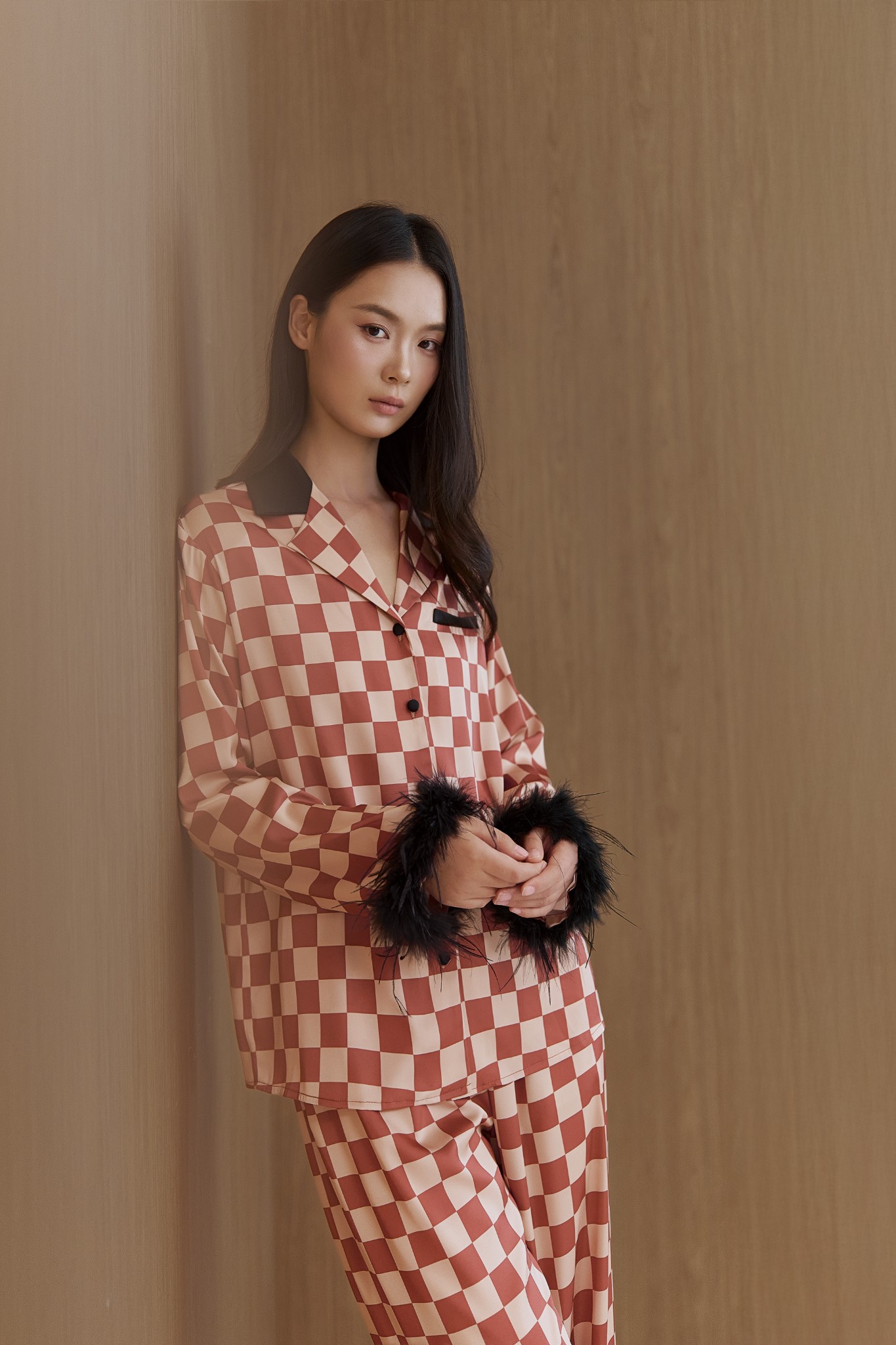 Bộ Lụa 𝑺𝒐𝒇𝒕 𝑯𝒐𝒖𝒓𝒔 áo dài tay, quần dài BN658_thumbnail_3