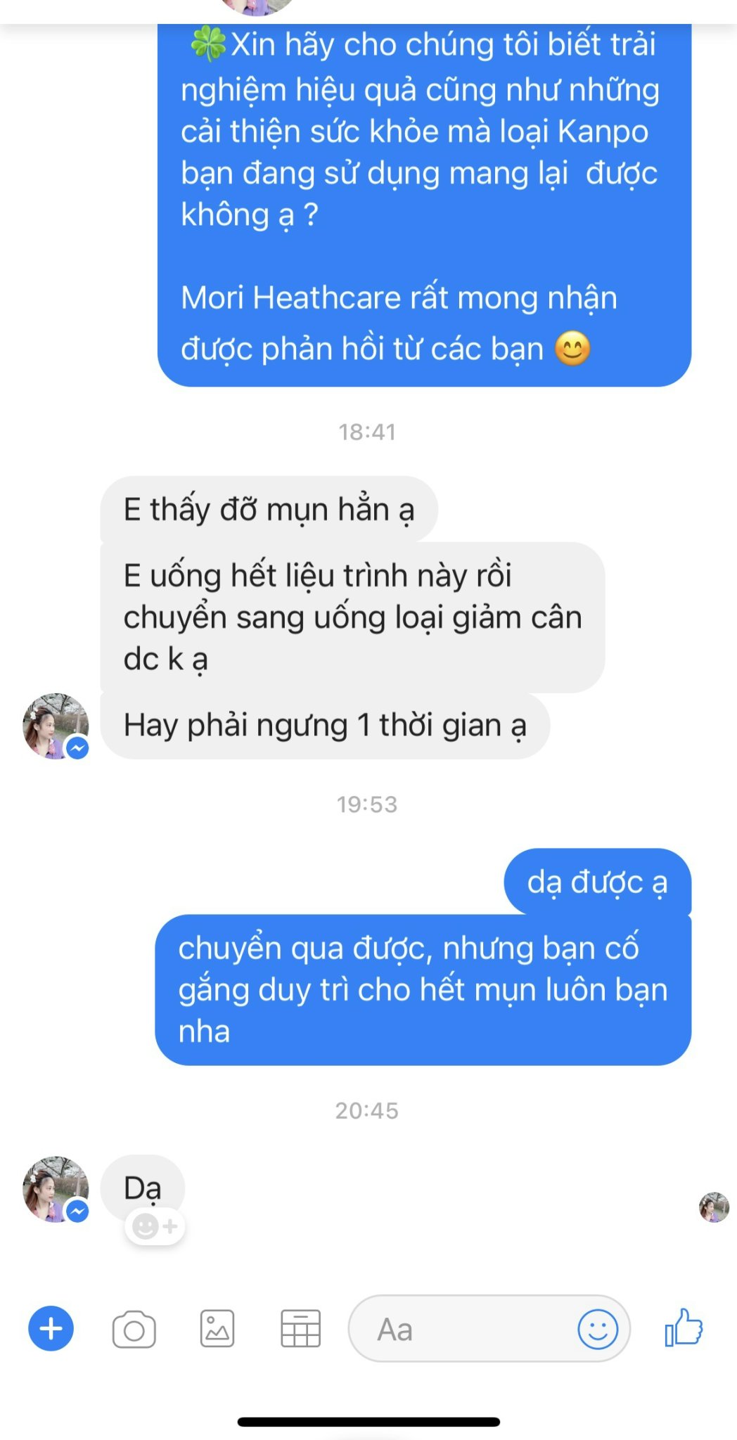  Đỡ mụn hẳn, muốn chuyển sang thuốc giảm cân_0