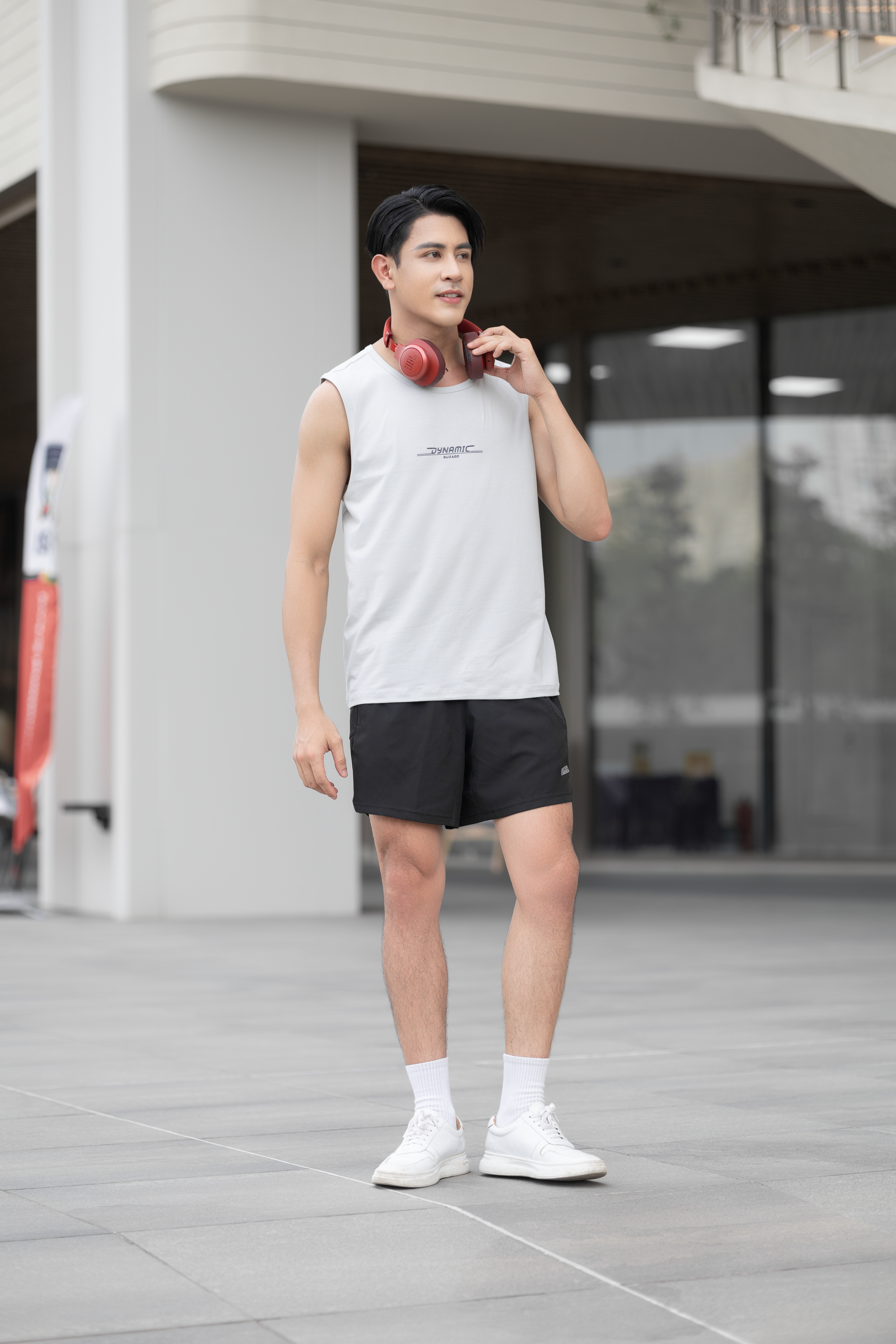 Áo Tanktop Nam GUZADO Ba Lỗ Trơn, Vải Cotton Cao cấp GTT02_thumbnail_7
