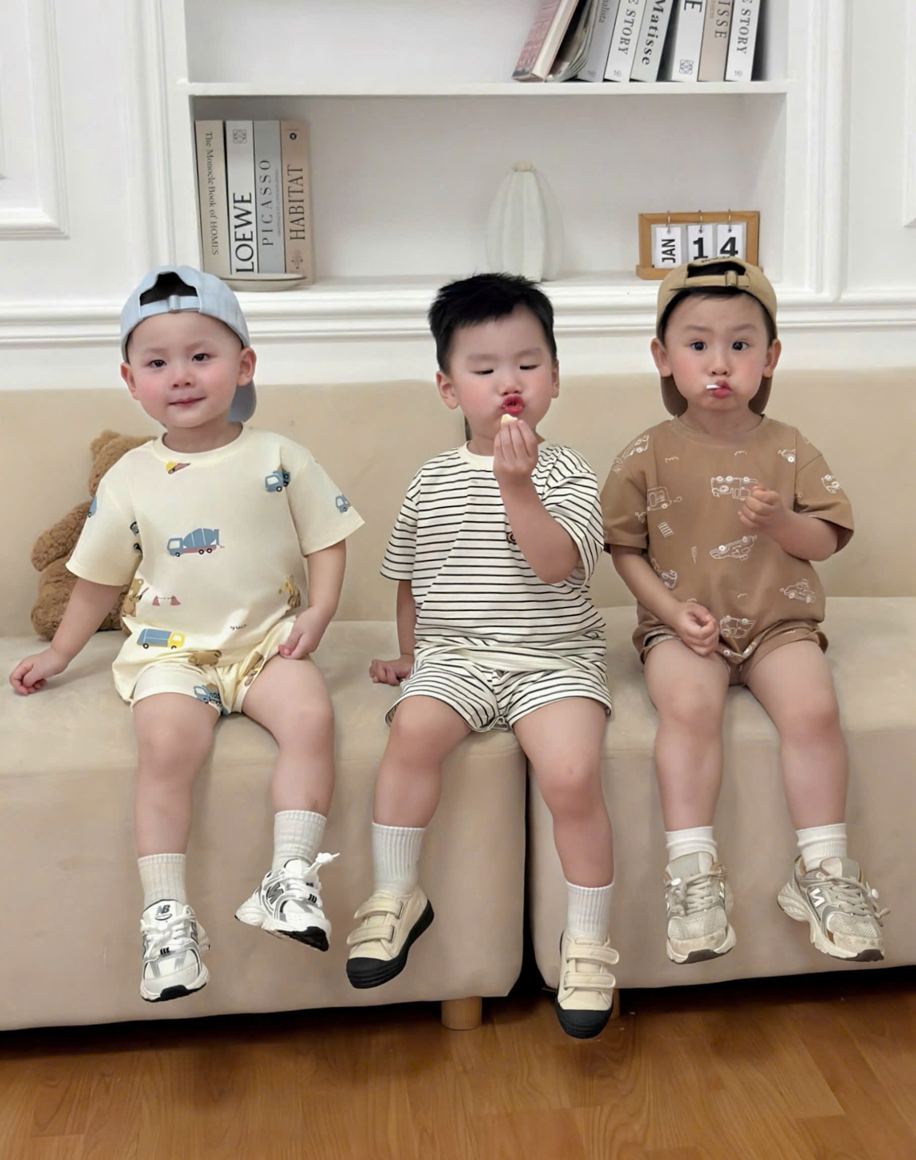 N20 SET 3 BỘ CỘC XE VÀ GẤU- A100.325