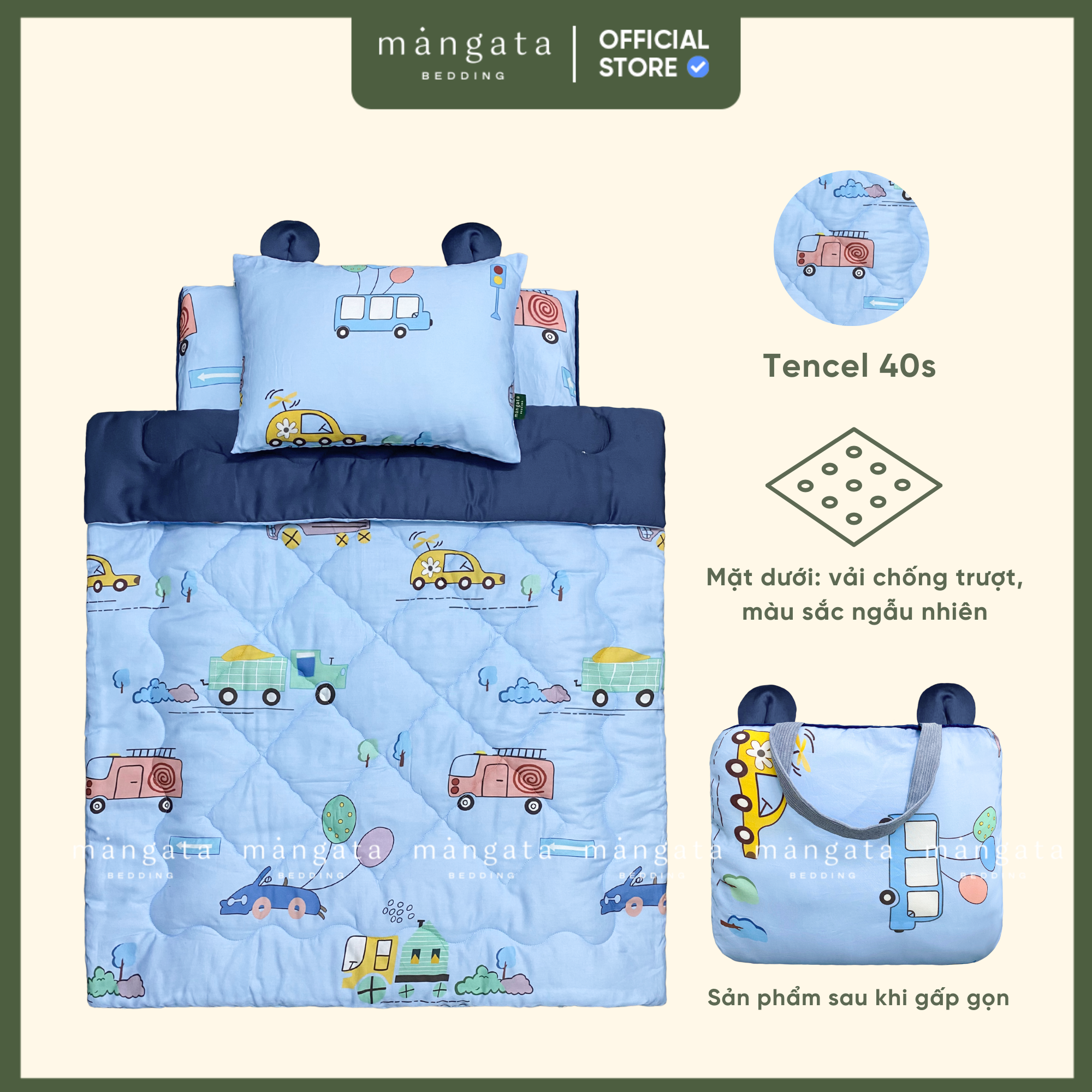 Mẫu Xe buýt bóng bay - Bộ chăn gối gấp gọn đi học_thumbnail_1