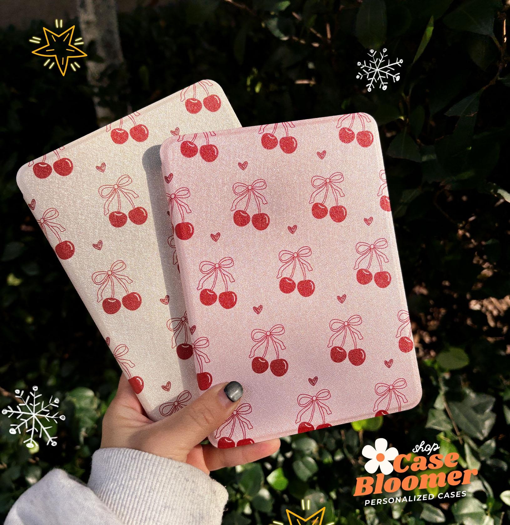 Cherryblush Charm Kindle case